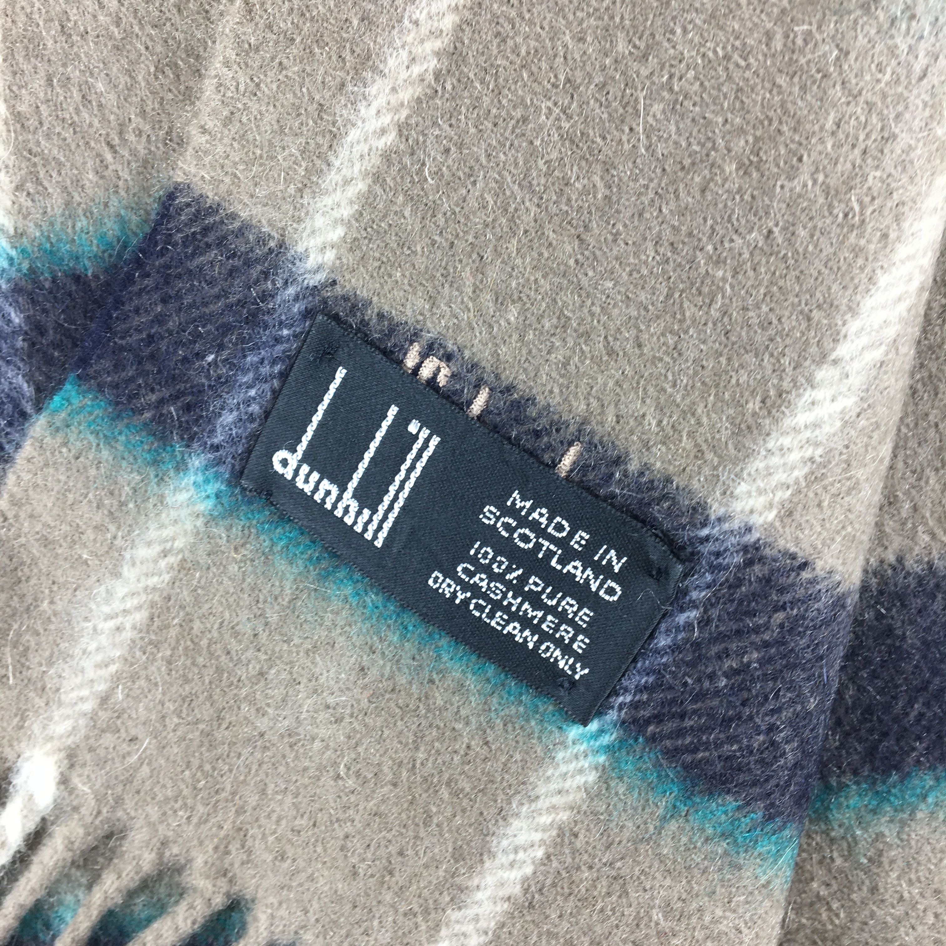 Alfred Dunhill Vintage Alfred Dunhill Scarf Muffler Cashmere Scarves Size ONE SIZE - 5 Thumbnail