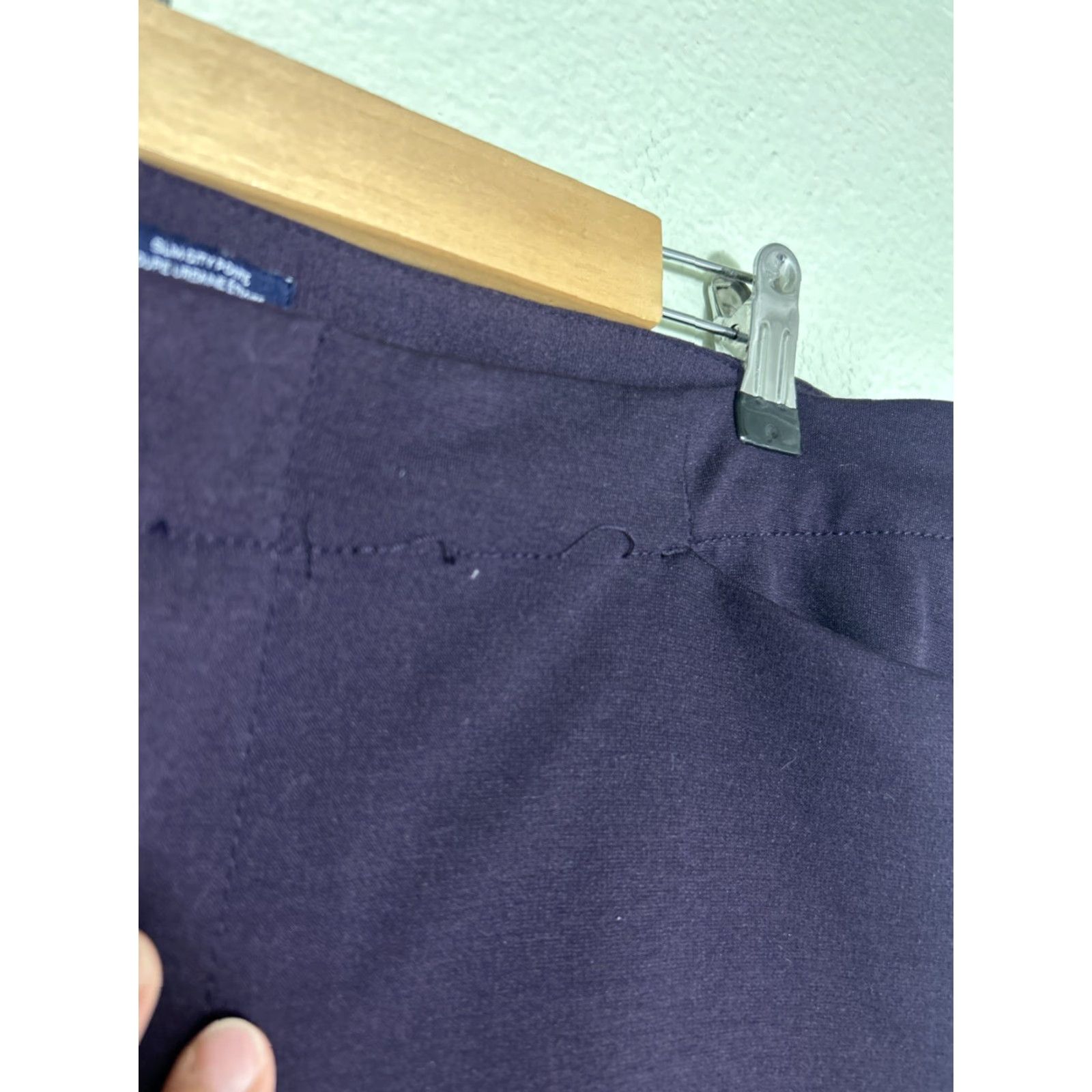 Gap Gap Pants Womens 14 Regular Burgundy Ponte Polyester Slim City Dress Pants Mens? Size 36" / US 14 / IT 50 - 7 Thumbnail