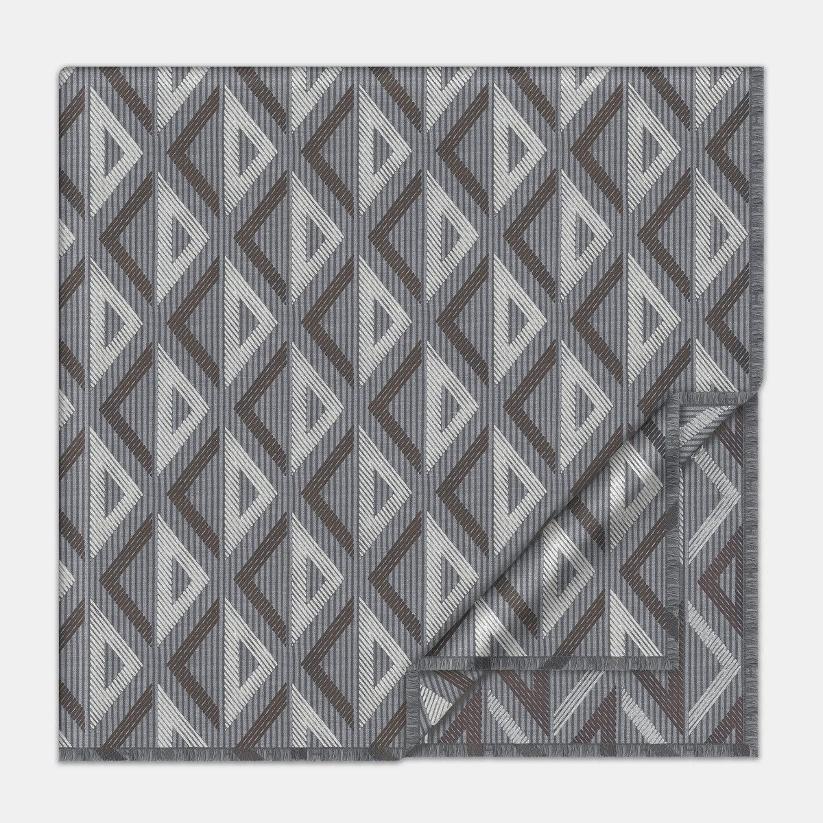Dior o1bcso1str1224 Size:OS/ CD Diamond Stole in Deep Grey Size ONE SIZE - 1 Thumbnail