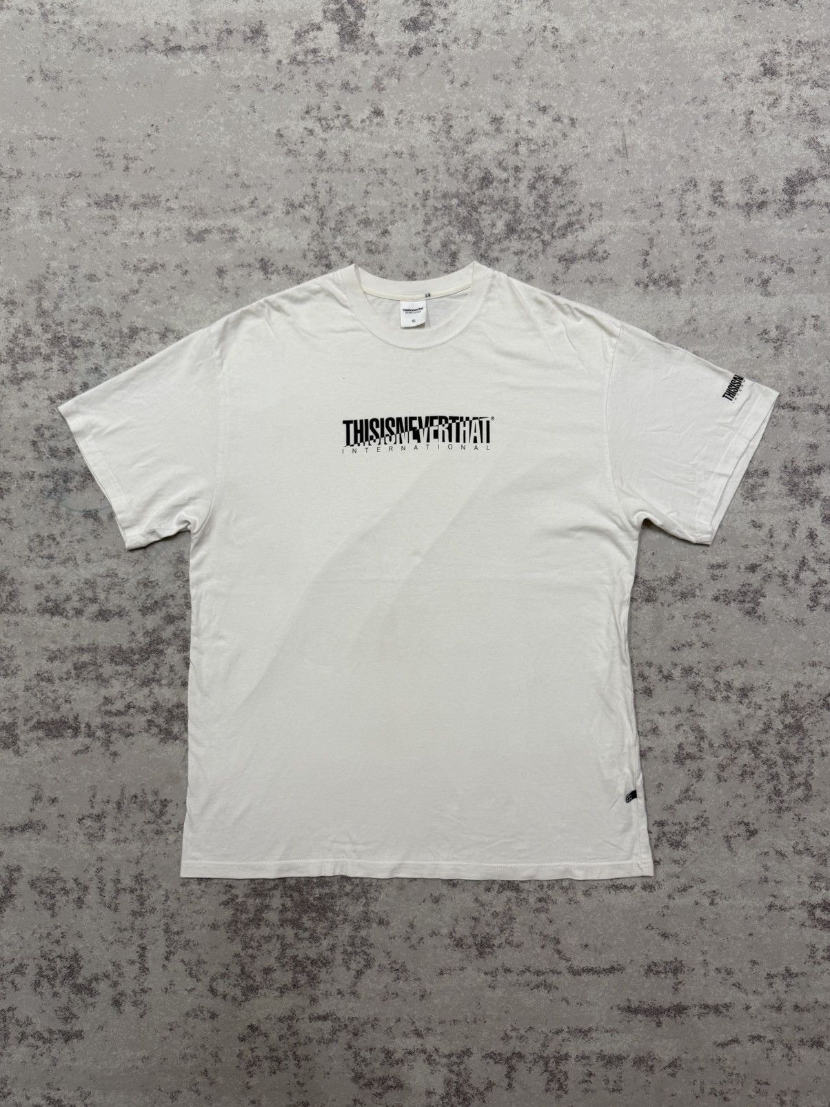 thisisneverthat Thisisneverthat international split logo tshirt Size US XL / EU 56 / 4 - 3 Thumbnail