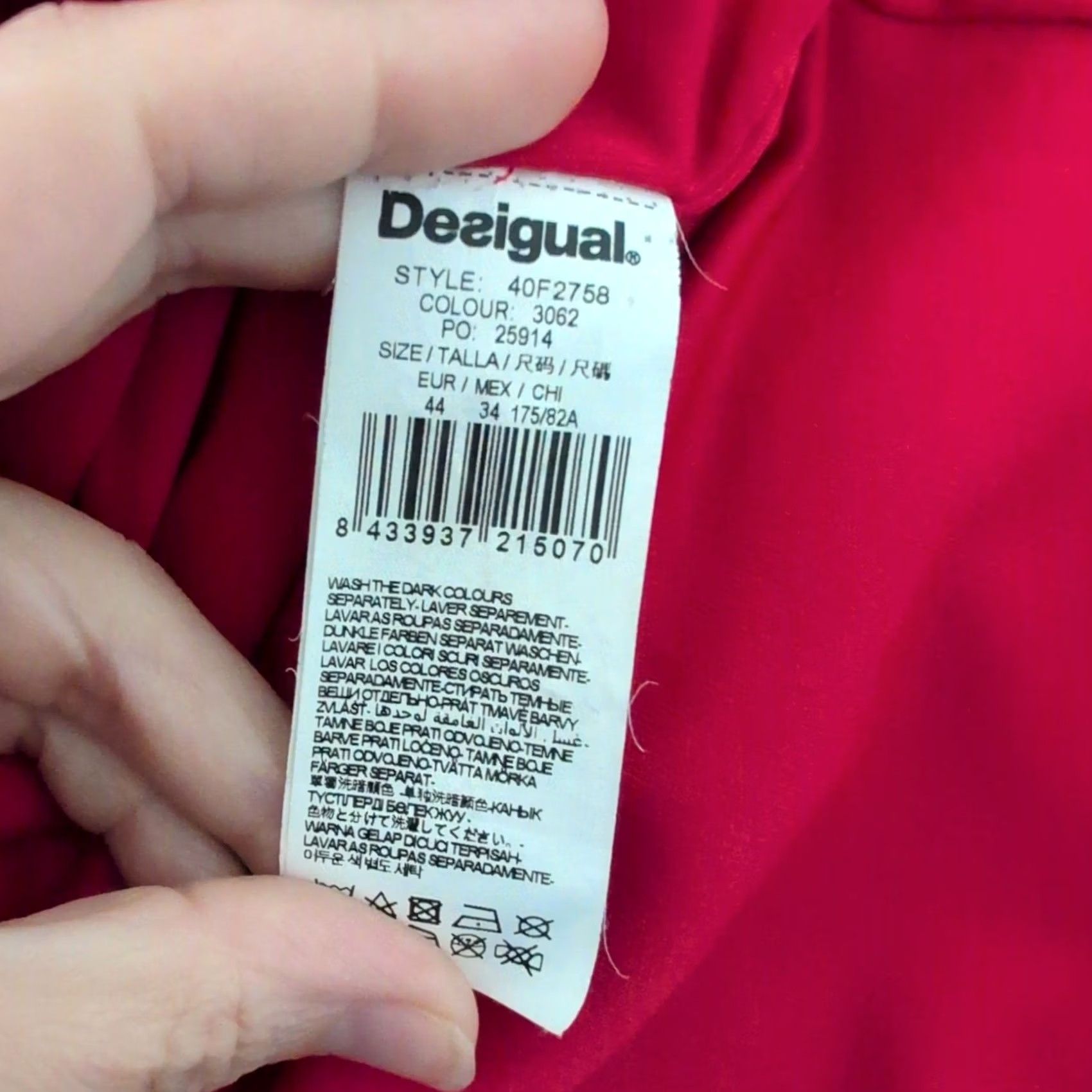 Desigual Desigual Skirt Womens XL Pink Floral Midi Sheer Slits Beachy Vacation Size 40" / US 18 - 6 Thumbnail