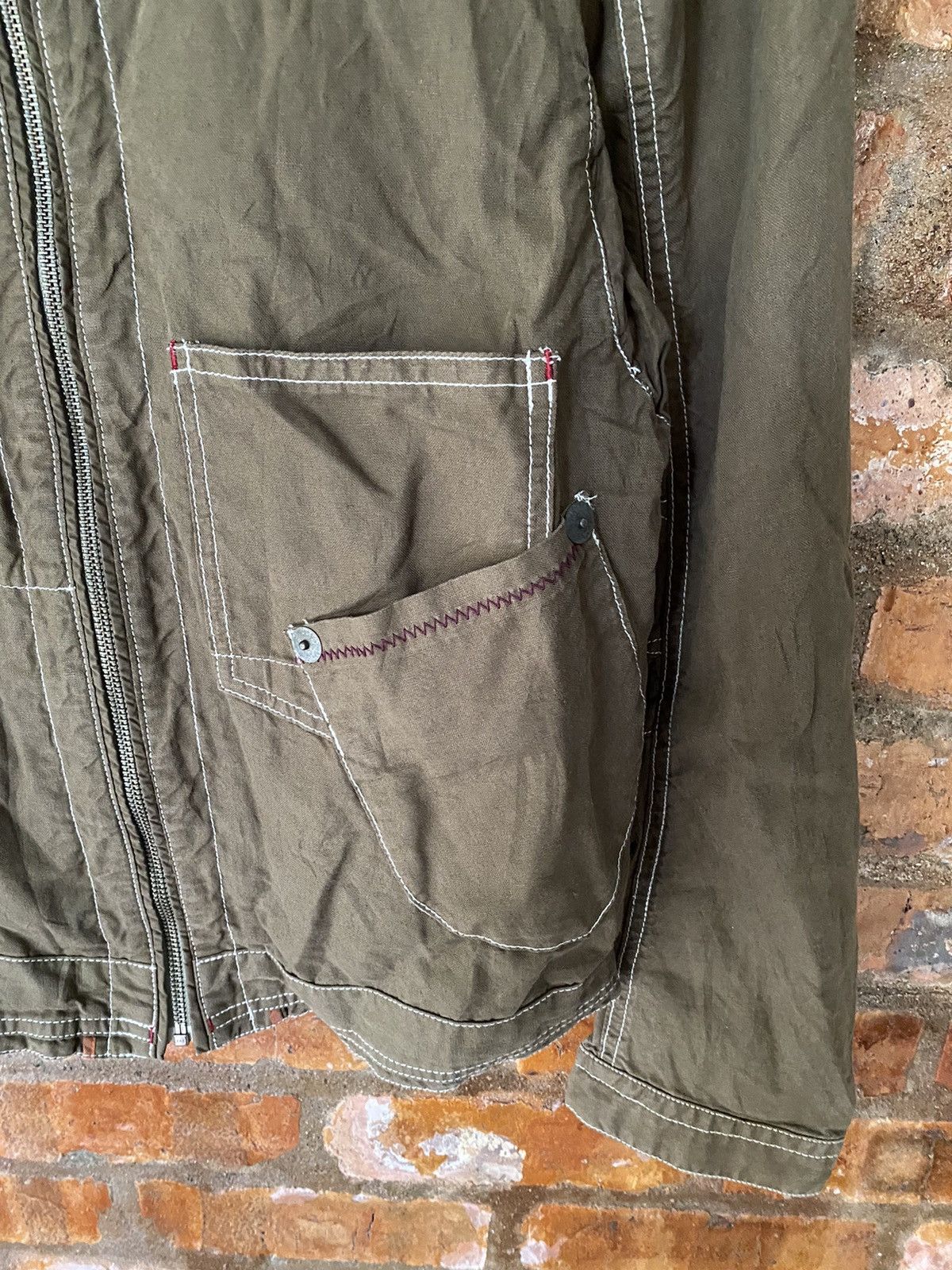 14th Addiction × Japanese Brand × KMRii 2000s Ball Japan 3 Unbalanced Pocket contra stitch Jacket Size US M / EU 48-50 / 2 - 5 Thumbnail