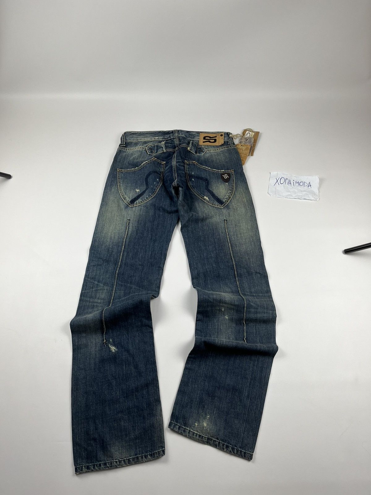 Other Jeans Dirty Pants faded crash denim thrashed y2k distressed Size US 32 / EU 48 - 13 Thumbnail