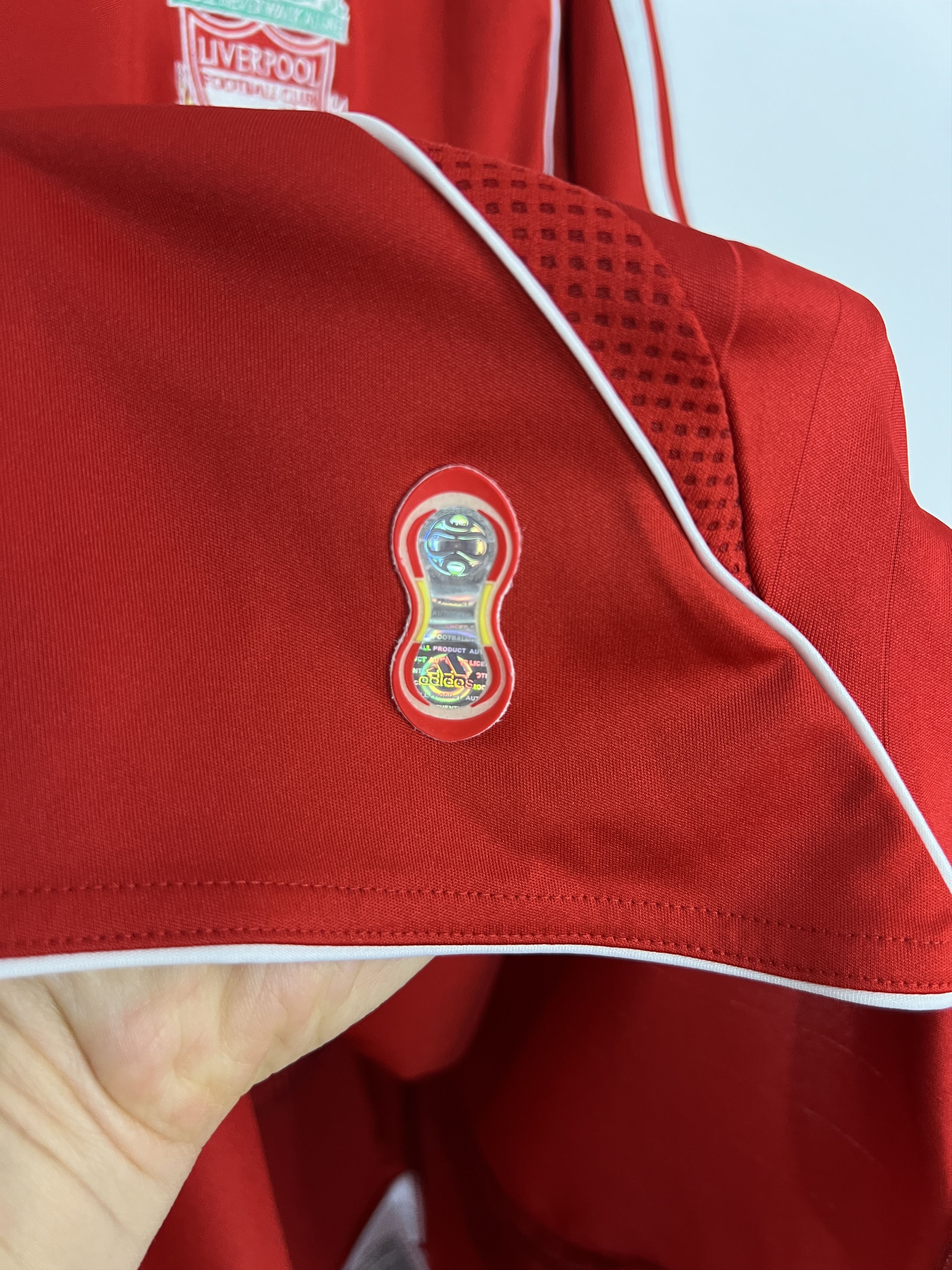 Adidas Liverpool Home football shirt 2006 Soccer Jersey Trikot Size US XL / EU 56 / 4 - 5 Thumbnail