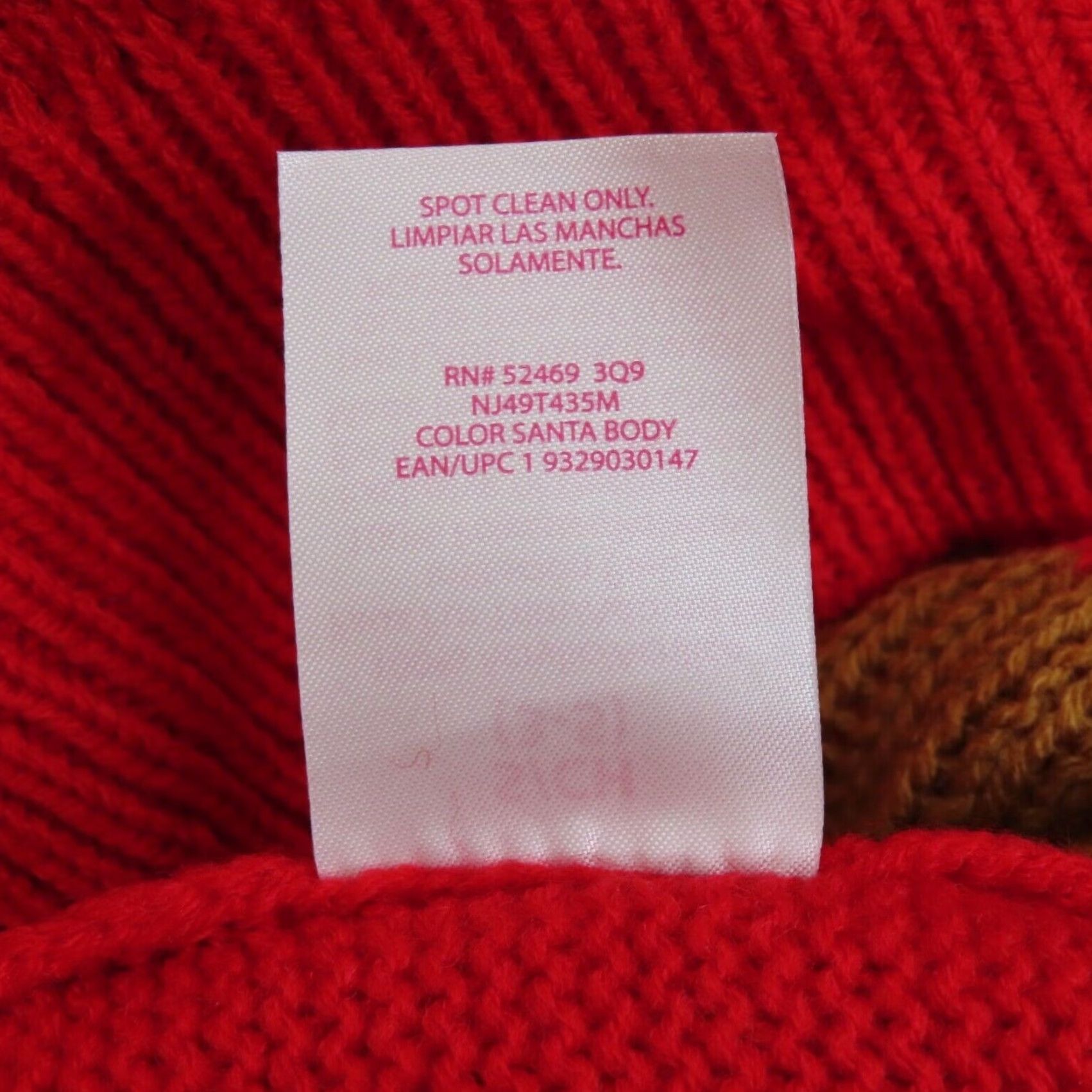Vintage No Boundaries Santa Body Pullover Hoodie Sweater Dress RED S Womens Long Sleeve Christmas Christmas Pullover New Size S / US 4 / IT 40 - 7 Thumbnail