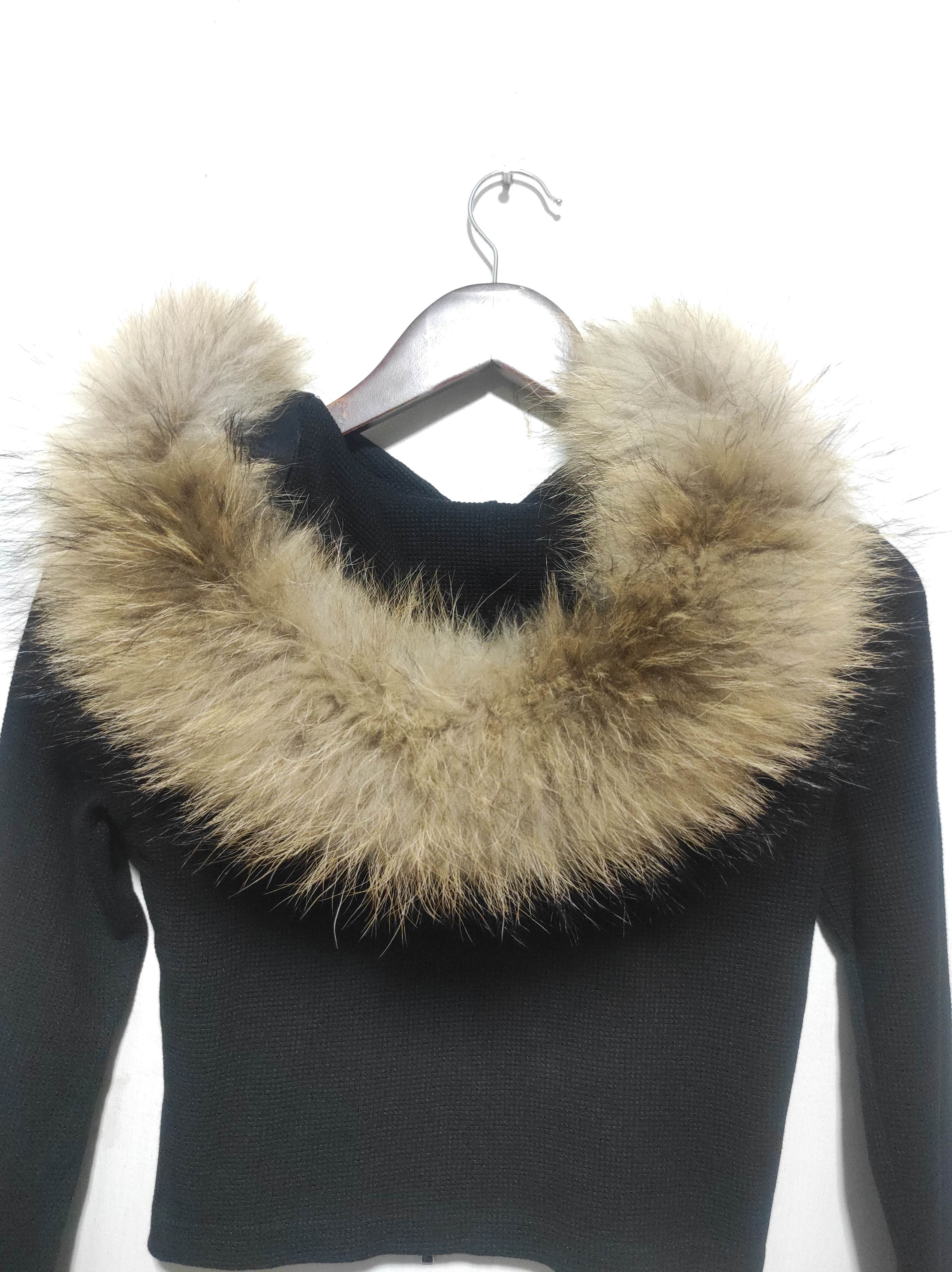 Hysteric Glamour Another Berlin Crop Double Zipper Fur Hoodie LGB style Size XS / US 0-2 / IT 36-38 - 13 Thumbnail