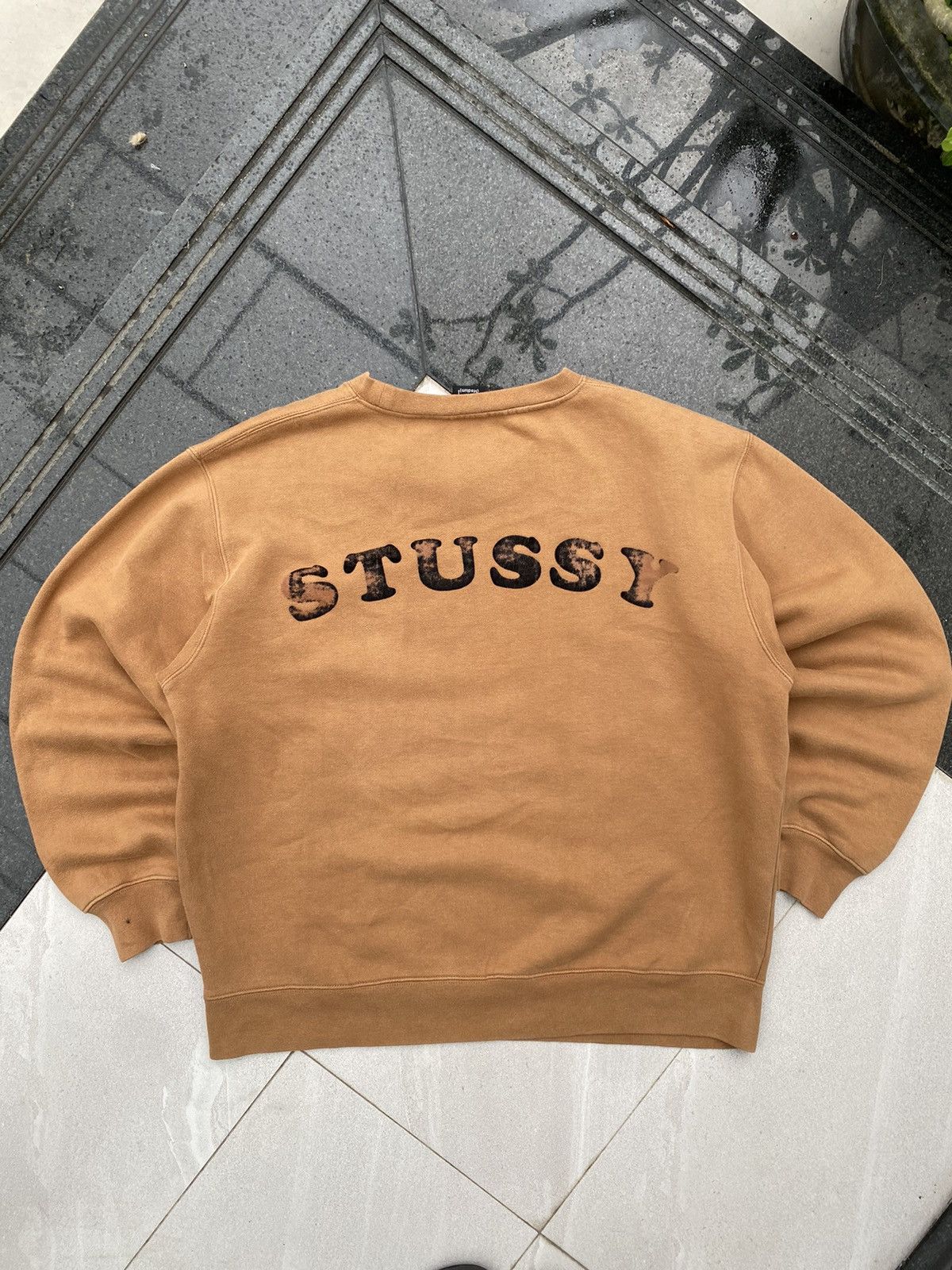 Stussy × Vintage 90S STUSSY Y2K BAGGY RARE MULTI LOGO 80S RETRO SWEATSHIRT Size US M / EU 48-50 / 2 - 5 Thumbnail