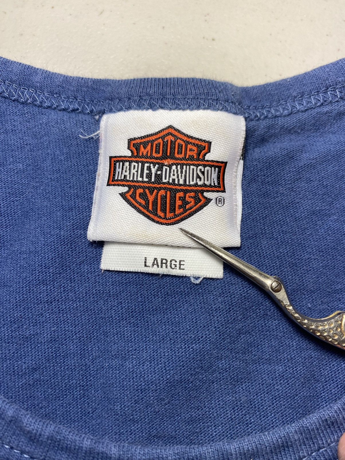 Harley Davidson Harley Davidson Break Loose Chain Barbwire Tank Ithaca Size US L / EU 52-54 / 3 - 3 Thumbnail