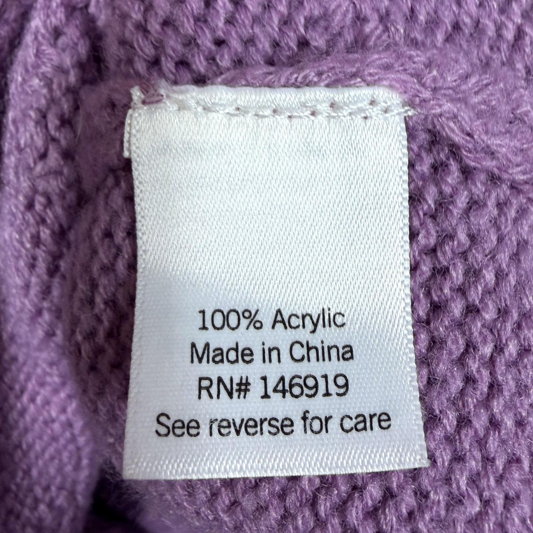 Croft & Barrow Croft & Barrow Sweater Womens L Lilac Lattice Cable Knit Cozy Preppy Grandmacore Size L / US 10 / IT 46 - 6 Thumbnail