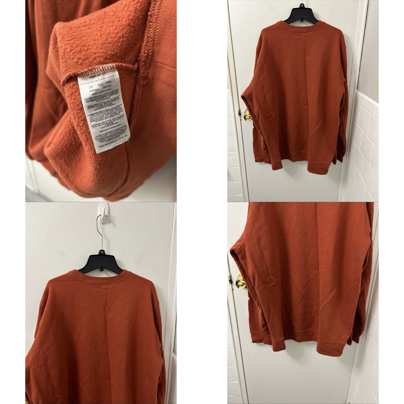 Logo 7 Columbia Sweatshirt Mens XL Orange Logo Graphic Pullover Crewneck Long Sleeve Sweatshirt Size US XL / EU 56 / 4 - 8 Thumbnail