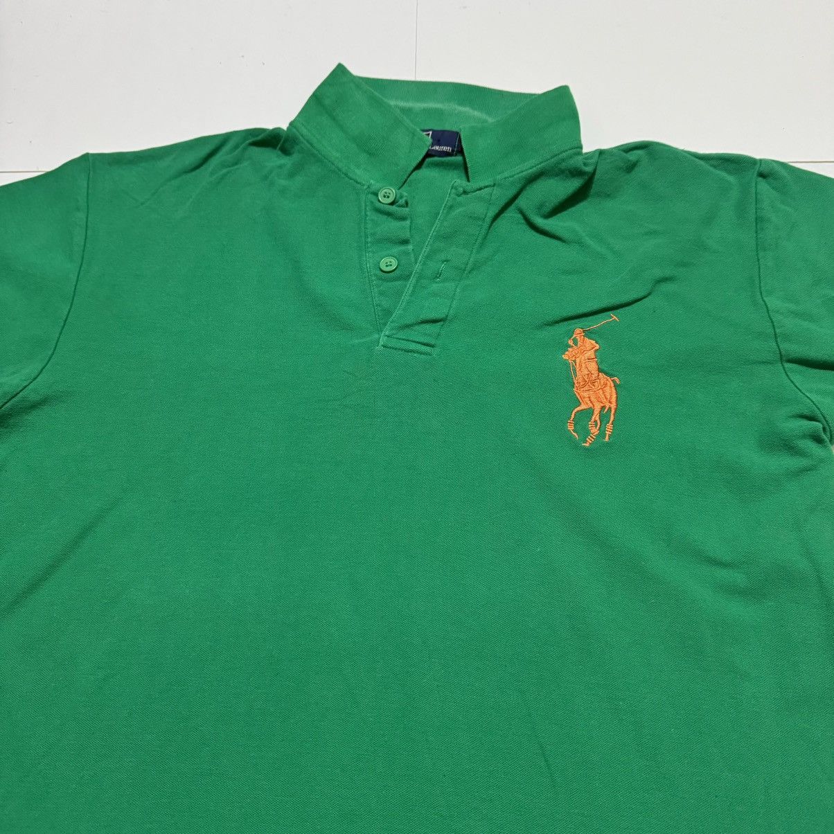 Polo Ralph Lauren × Vintage Polo Ralph Lauren Men’s Green Polo T-shirt Big Pony Size S Size US S / EU 44-46 / 1 - 2 Thumbnail