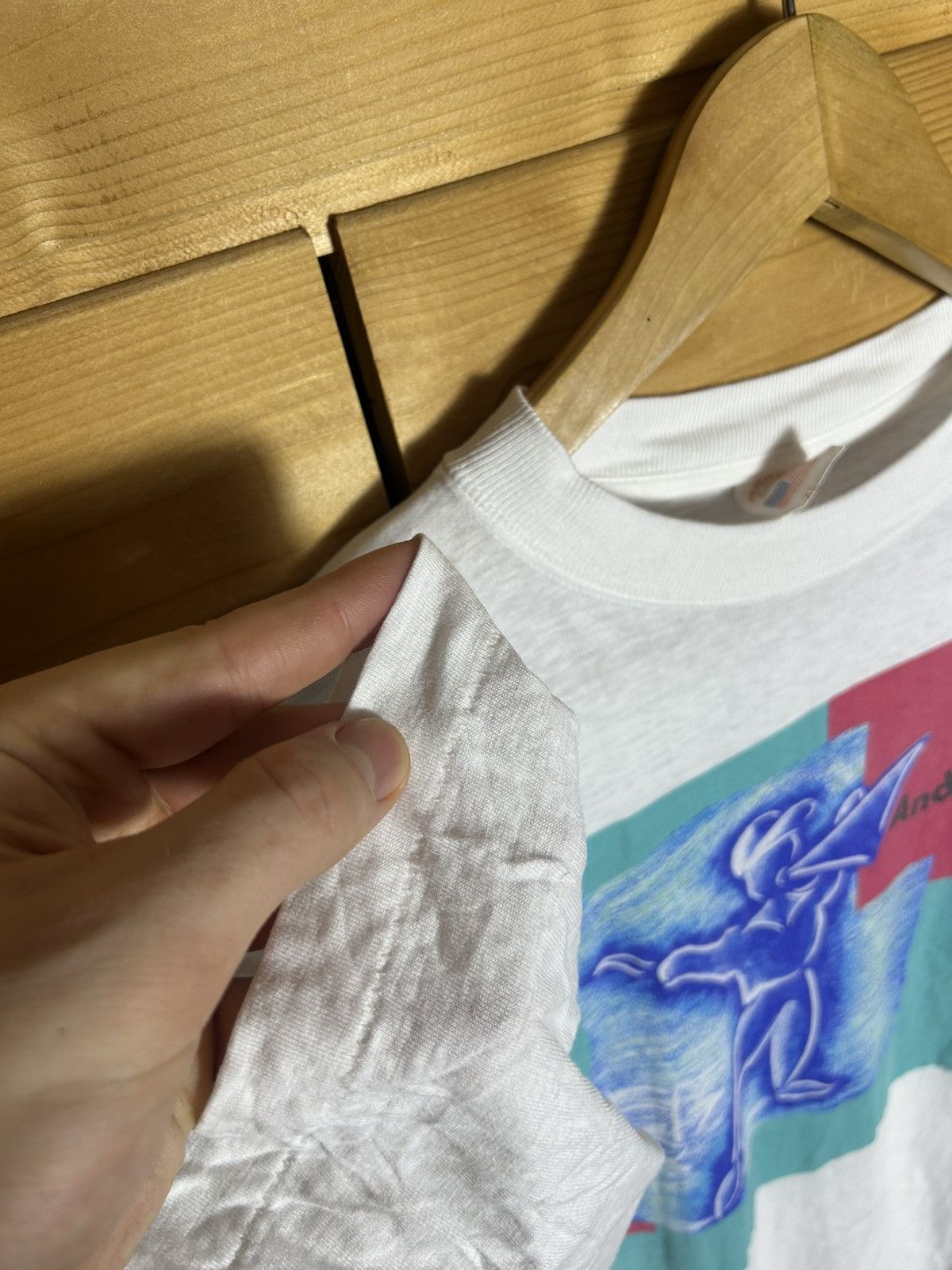 Vintage Vintage 90s And Action t shirt Size US XL / EU 56 / 4 - 3 Thumbnail