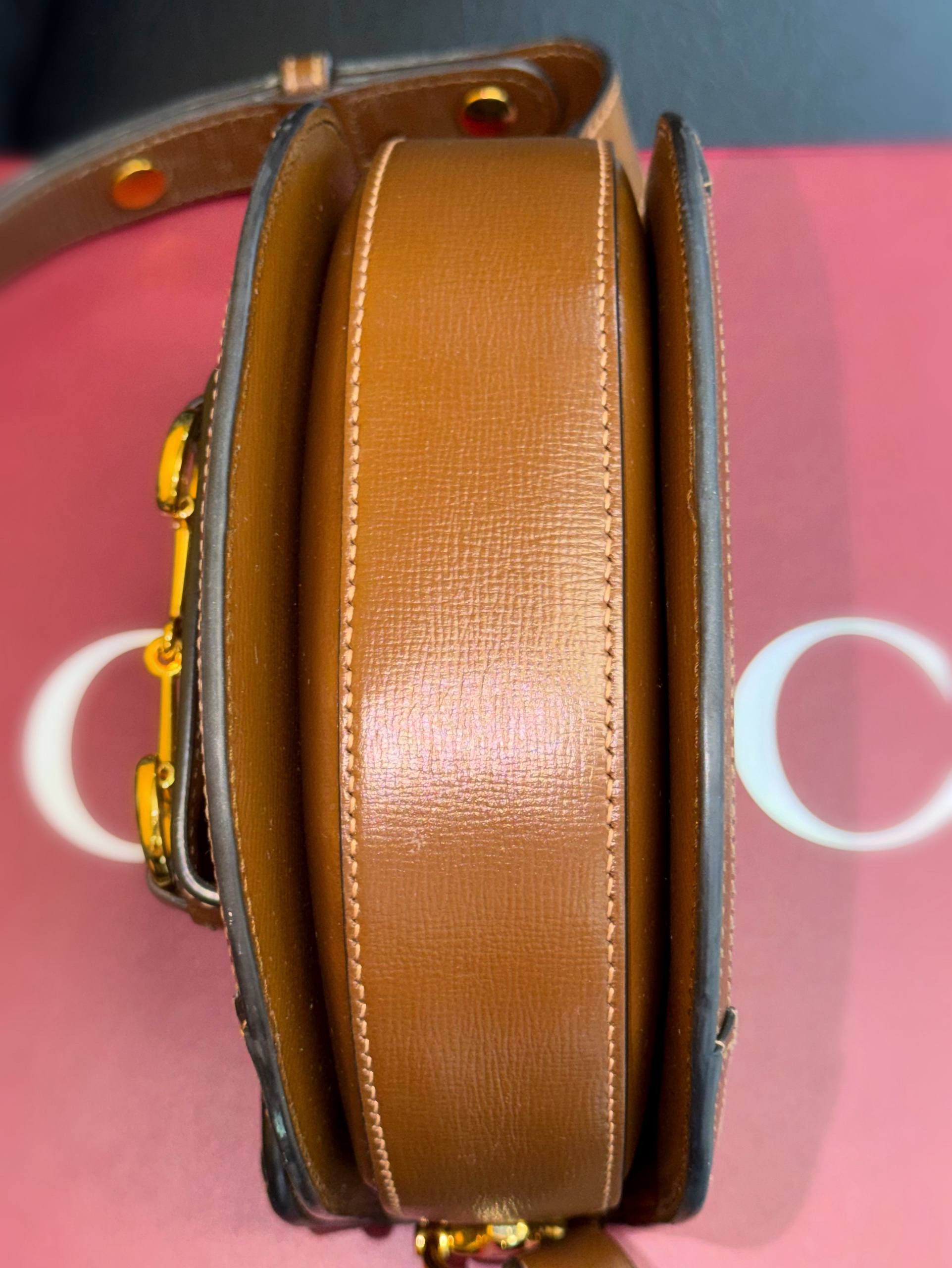 Gucci Gucci GG Supreme Monogram Mini Horsebit 1955 Rounded Size ONE SIZE - 6 Thumbnail
