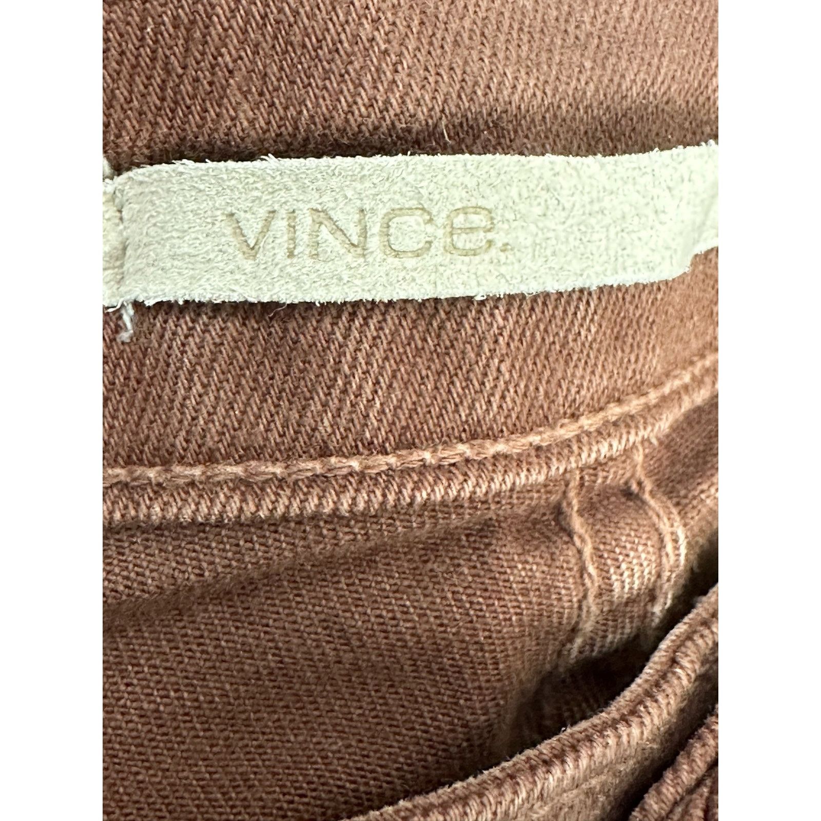 Vince Vince. Lola Stonepipe coated brown skinny jeans size 27 Size 27" / US 4 / IT 40 - 3 Thumbnail
