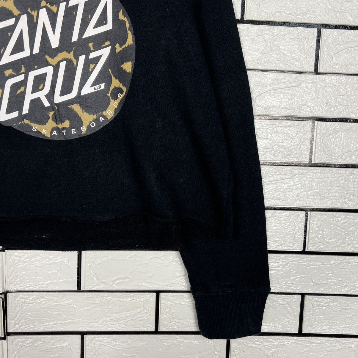 Santa Cruz Skateboards SANTA CRUZ Skateboards Big Logo Crop Sweatshirt #4075-C185 Size XL / US 12-14 / IT 48-50 - 7 Thumbnail