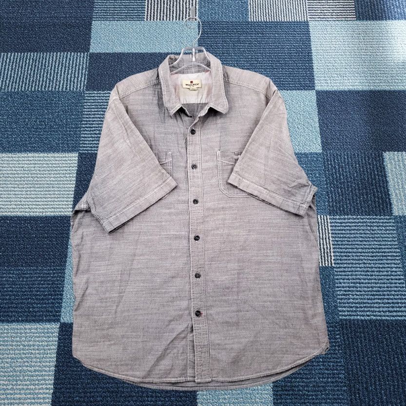 Vintage Woolrich Shirt Mens XL Button-Up Brown Pockets Short Sleeves Casual Officewear Size US XL / EU 56 / 4 - 1 Thumbnail