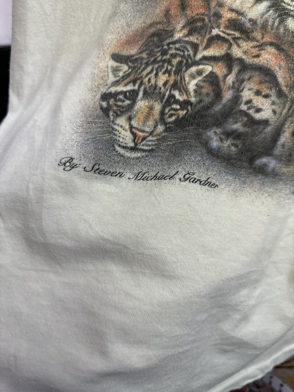 Vintage Vintage Big Cats tshirt Size US L / EU 52-54 / 3 - 3 Thumbnail