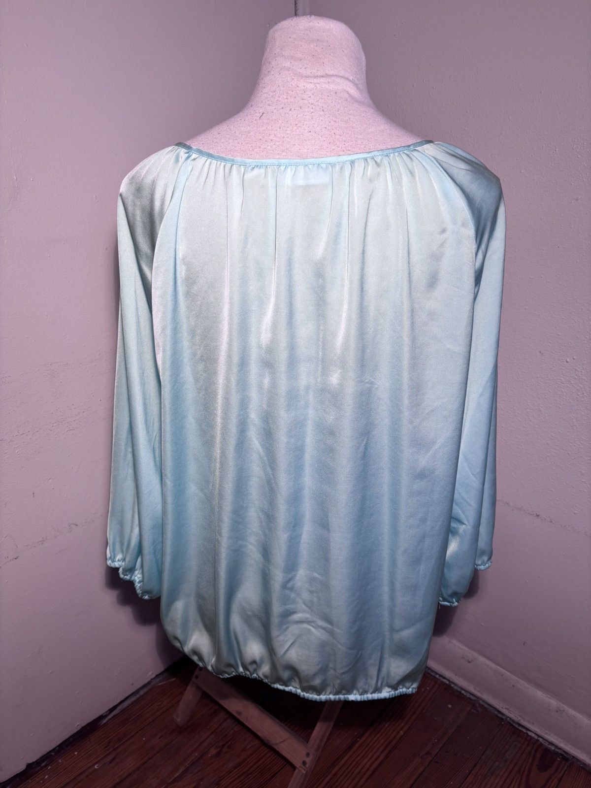 Other New York & Company Satin Blouse Size XL / US 12-14 / IT 48-50 - 5 Thumbnail