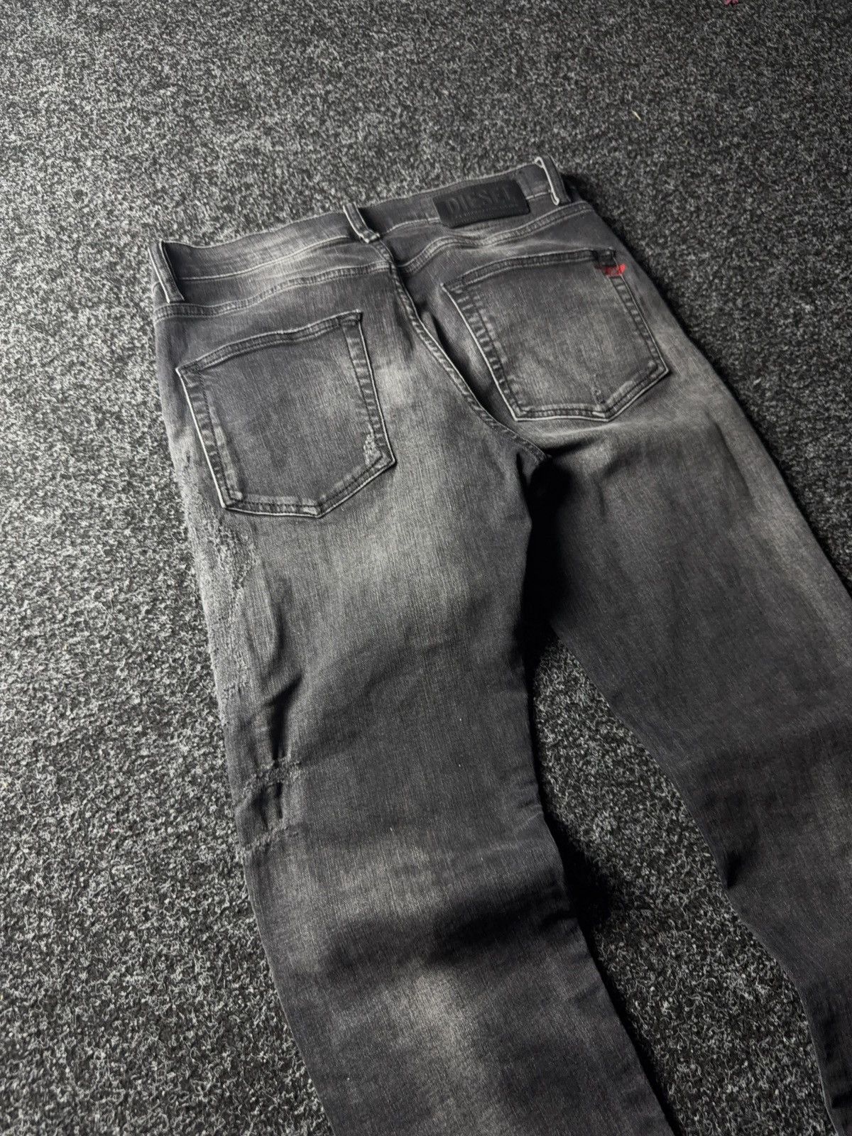 Diesel Luxury Diesel Distressed D-STRUKT Slim Denim pants jeans Size US 30 / EU 46 - 15 Thumbnail