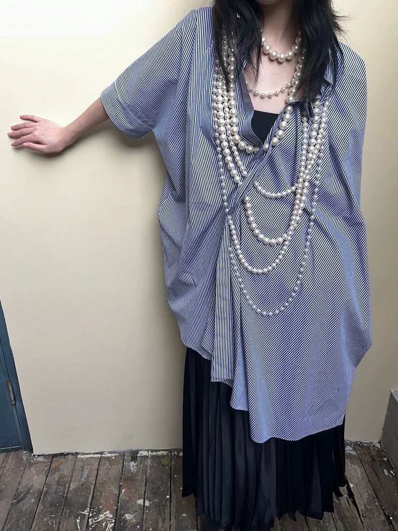 Junya Watanabe Junya Watanabe Pearl Chain Shirt Size US S / EU 44-46 / 1 - 3 Thumbnail