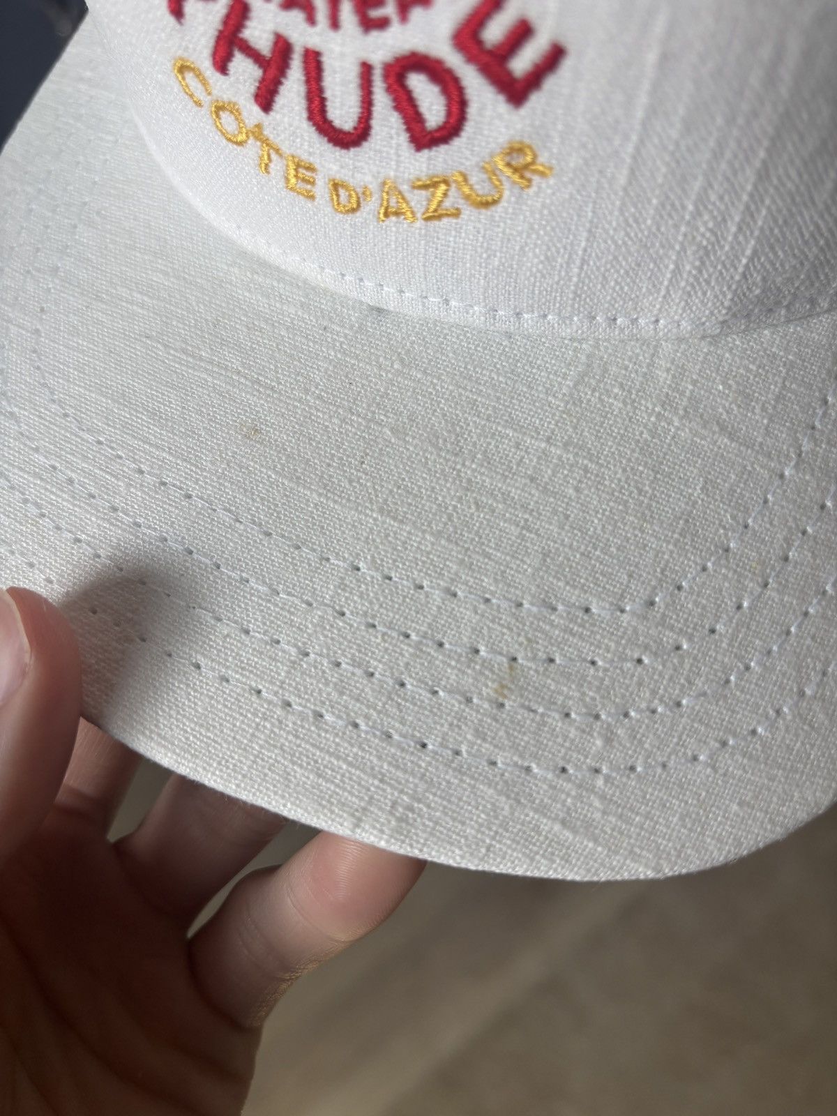 Rhude RHUDE LINEN VACATION AZUR HAT Size ONE SIZE - 5 Thumbnail