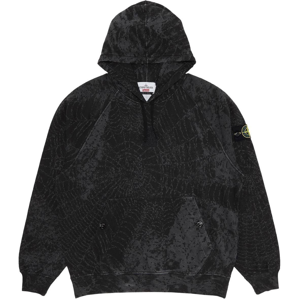 image of Stone Island Hooded Sweatshirt - Fw23 Ds in Black, Men's (Size Large)
