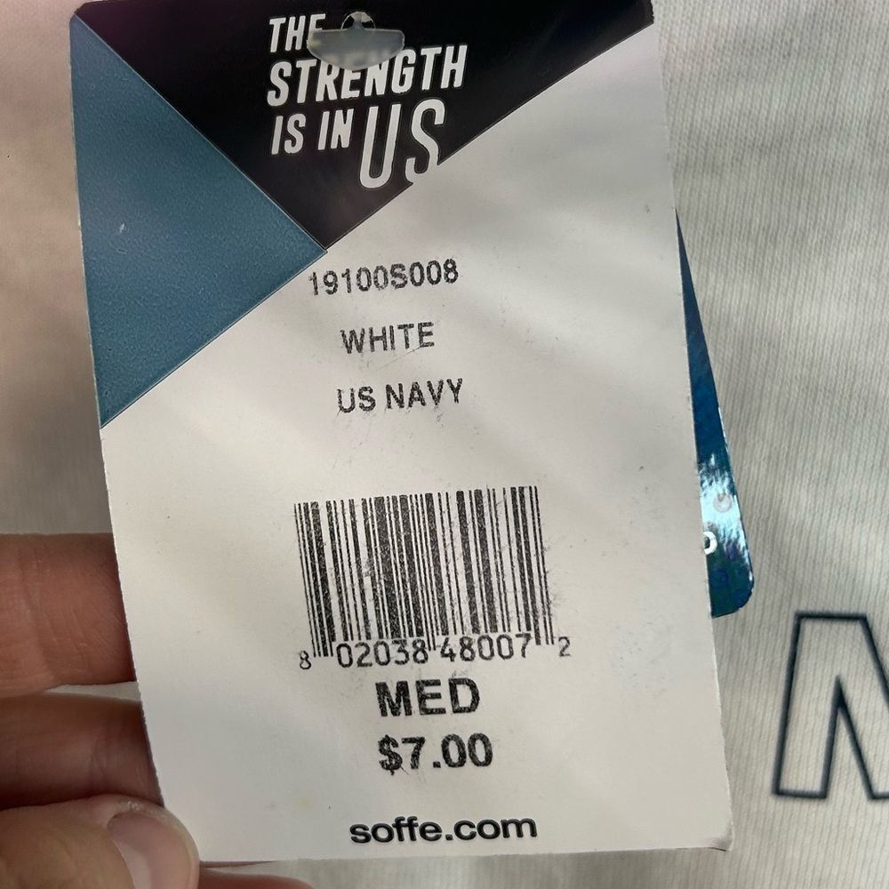 Other Soffe Navy White T-Shirt Medium- New With Tags Size US M / EU 48-50 / 2 - 5 Thumbnail