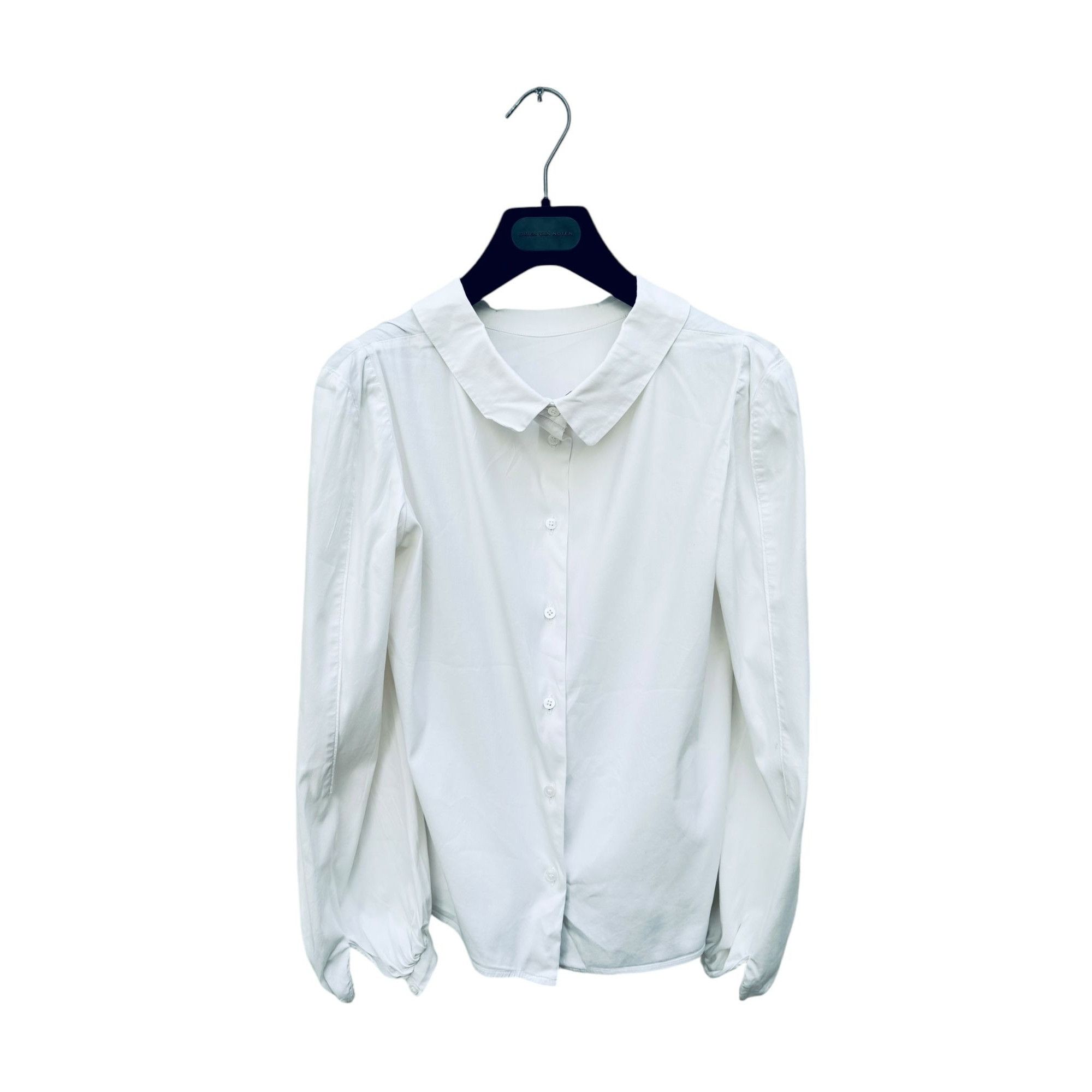 Miu Miu White Reversed Shirt Size M / US 6-8 / IT 42-44 - 5 Thumbnail