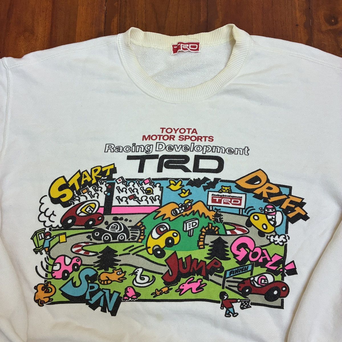 Japanese Brand Toyota Trd Racing Vintage Sweatshirt Size US L / EU 52-54 / 3 - 3 Thumbnail
