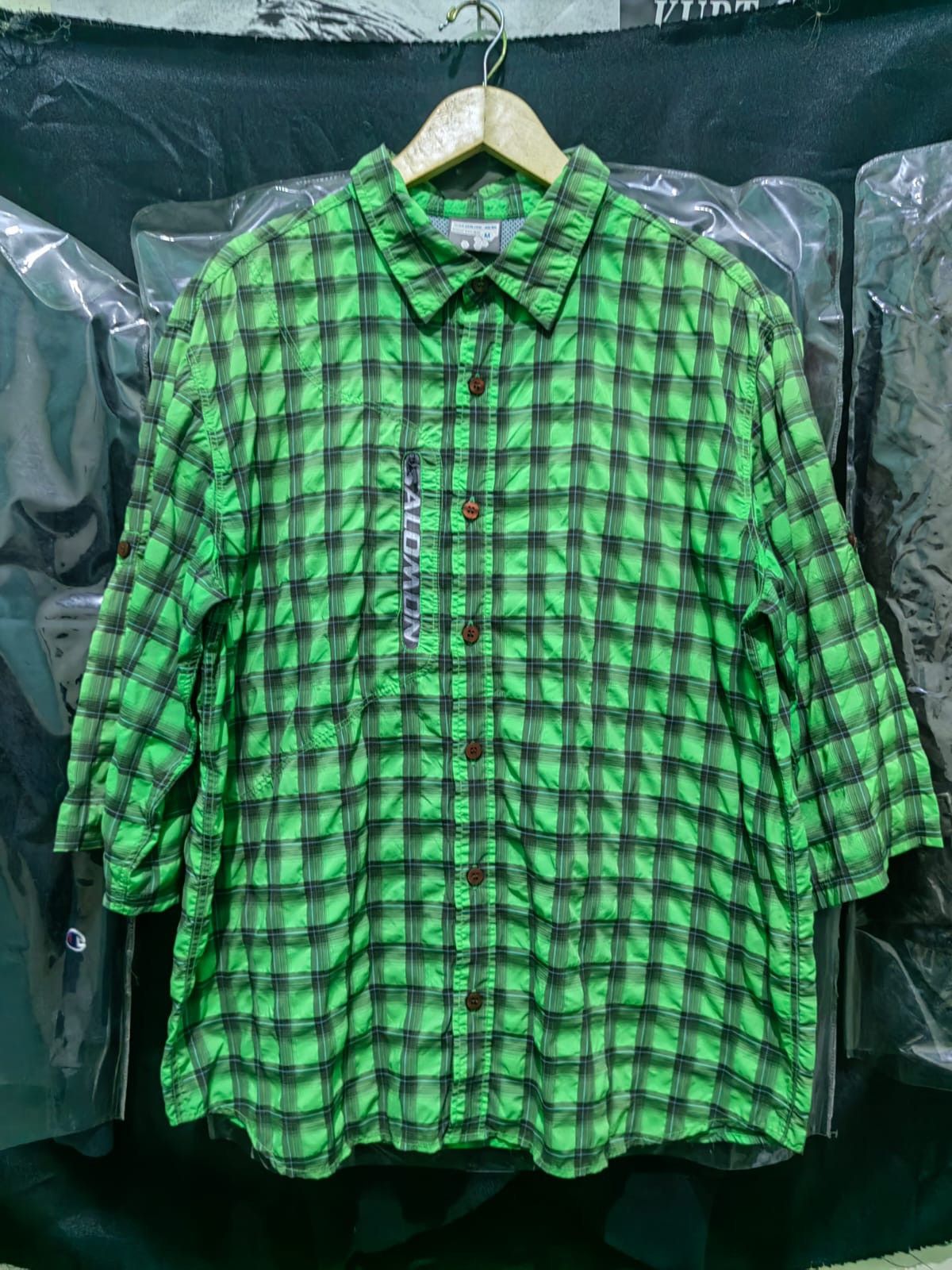 Salomon × Vintage Salomon vintage outdoor 3/4 shirts Size US M / EU 48-50 / 2 - 1 Thumbnail