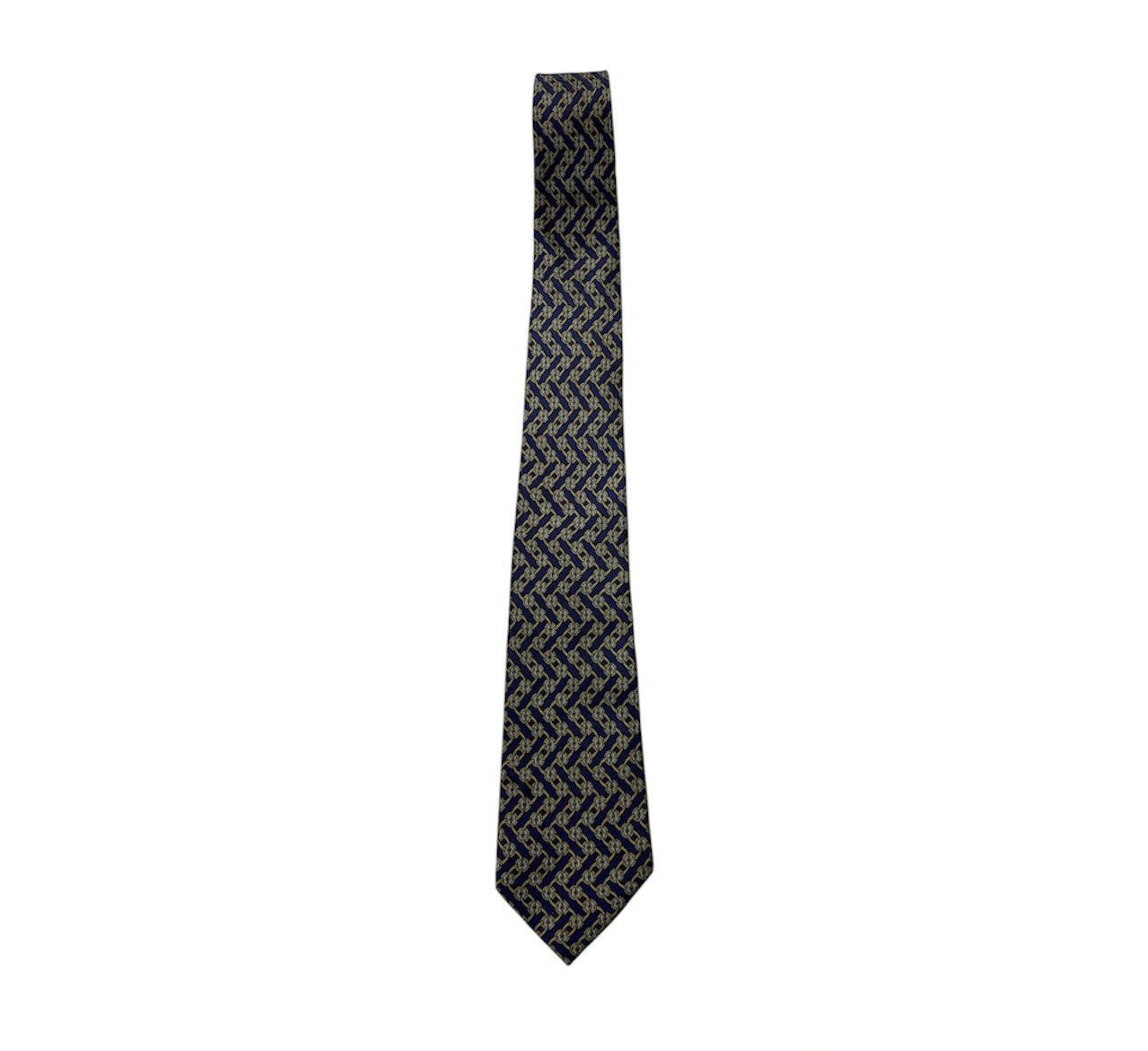 Hermes Vintage Hermes Paris silk tie monogram 7267 MA Size ONE SIZE - 1 Thumbnail