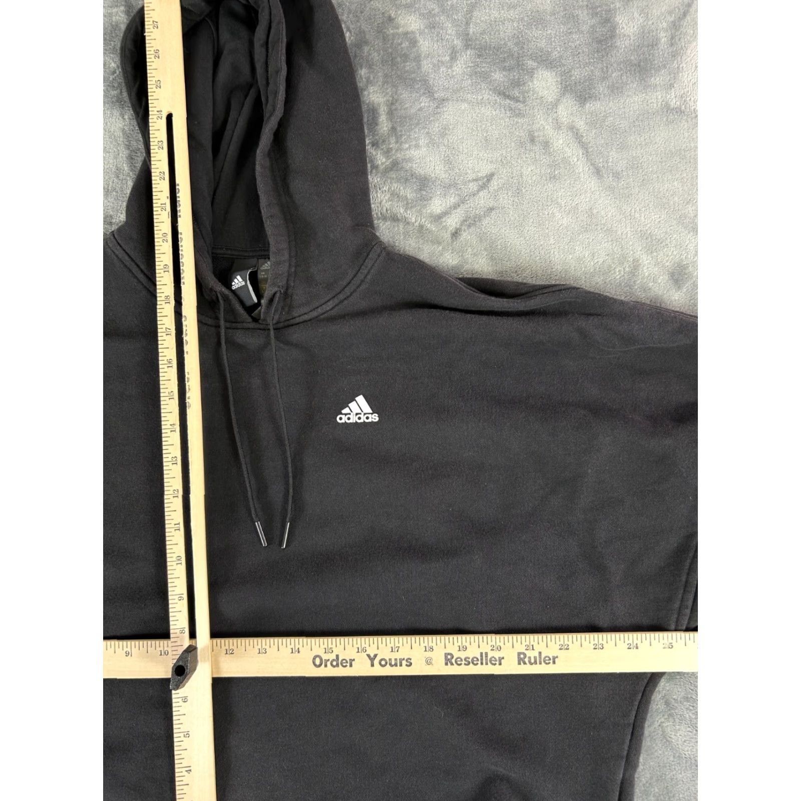 Adidas VINTAGE adidas Originals Black Cropped Hoodie Women’s Small S Cropped Pullover Hooded Logo 90s Mens Women Girls Limited? Size S / US 4 / IT 40 - 5 Thumbnail