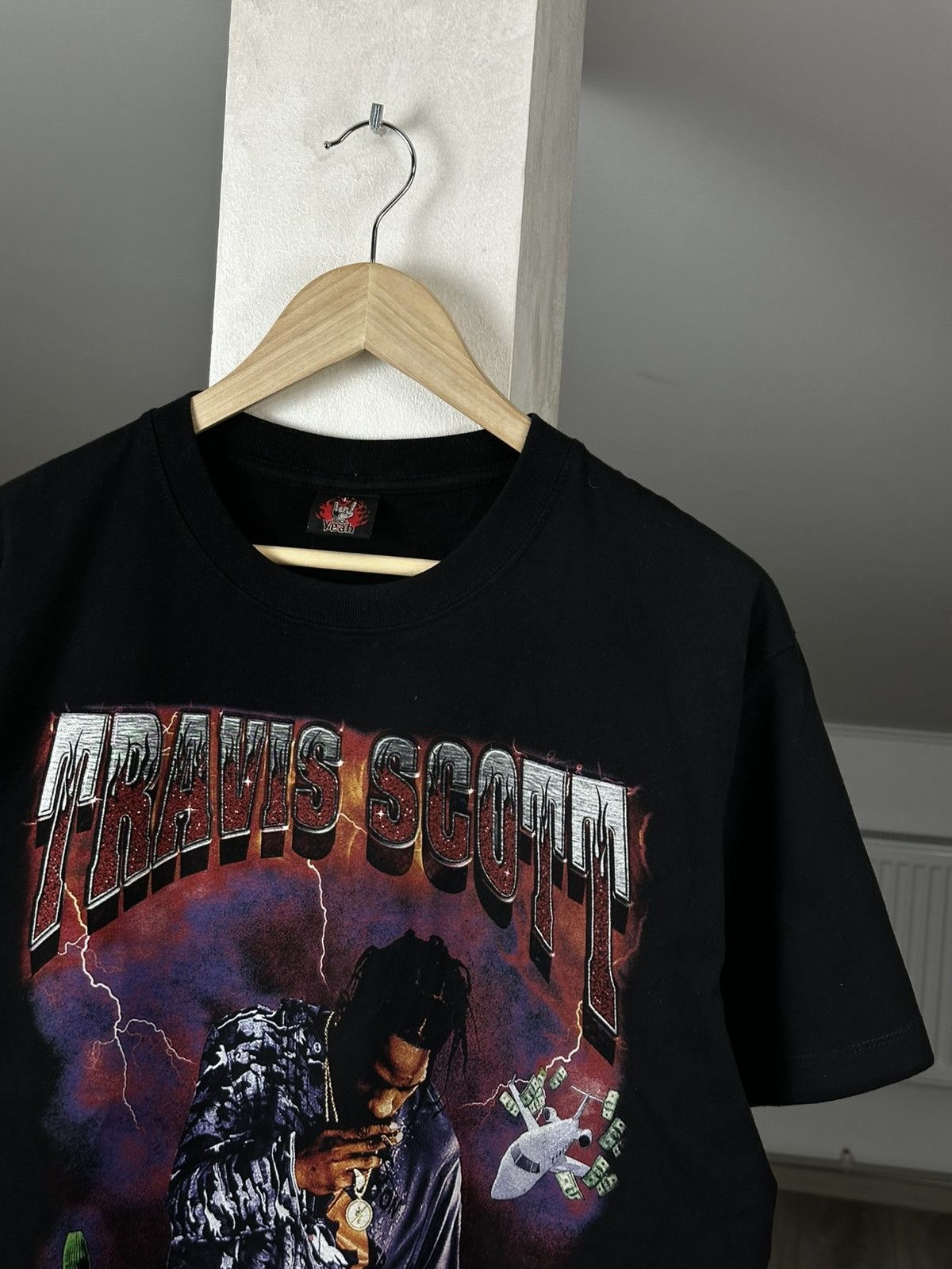 Vintage Travis Scott Big Logo Rap Concert Style Astroworl Tee Size US M / EU 48-50 / 2 - 3 Thumbnail