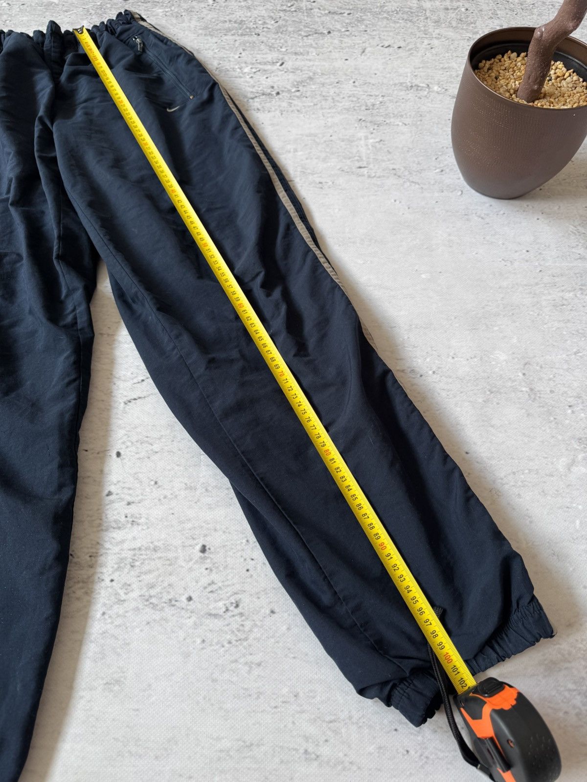 Nike × Vintage NIKE NYLON VINTAGE Y2K OVERSIZE BAGGY FIT PANTS SWEATPANTS Size US 32 / EU 48 - 7 Thumbnail