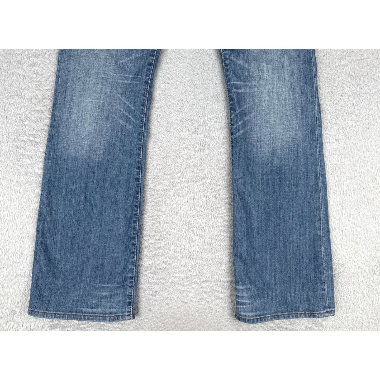Vintage Salt Broadway Bootcut Jeans Womens 29 Blue Med Wash Mid Rise Stretch Denim Boots 5-Pocket 29x33 Size 29" - 2 Thumbnail