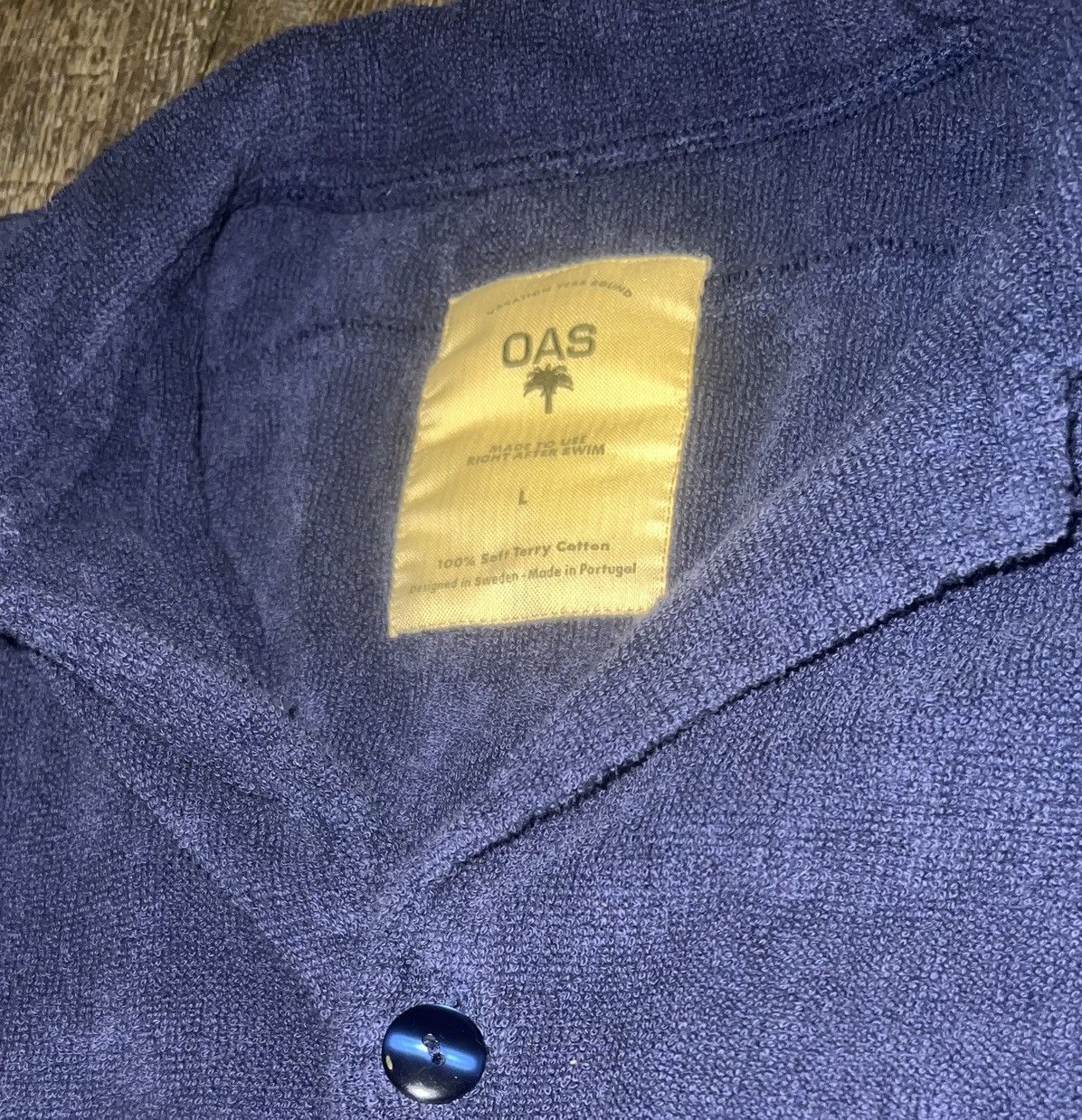 OAS OAS French Terry Textured Shirt size Large Size US L / EU 52-54 / 3 - 3 Thumbnail