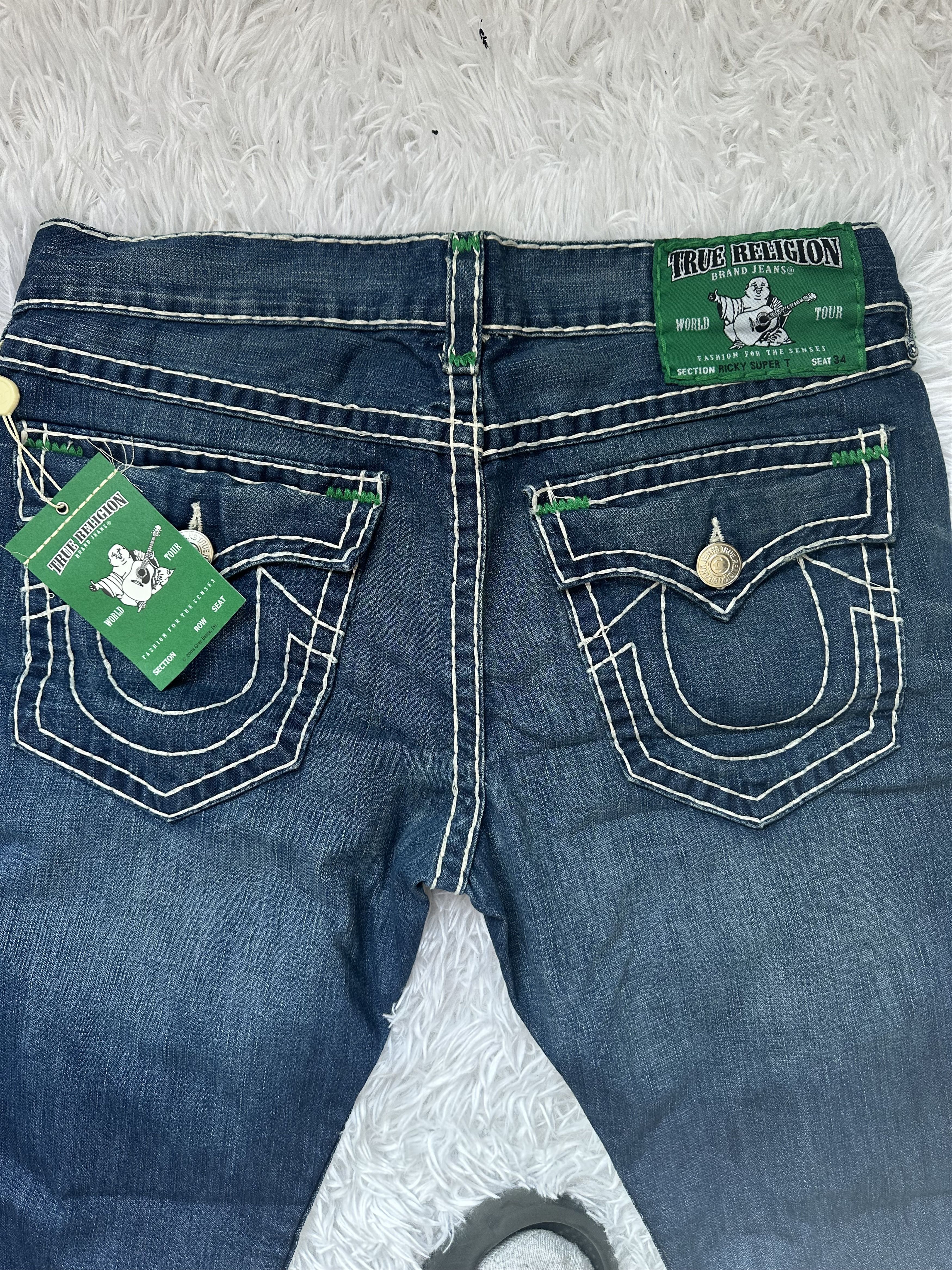 True Religion Vintage true Religion Ricky super T made in USA Size US 38 / EU 54 - 4 Thumbnail