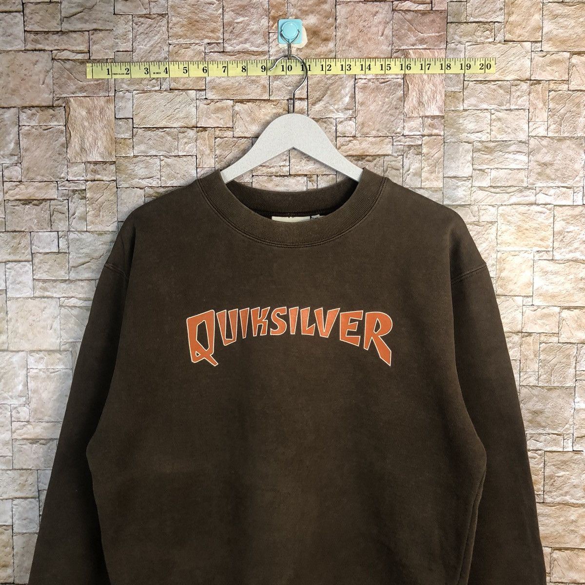 Quiksilver Quick Silver Brown Sweatshirt #A188 Size US M / EU 48-50 / 2 - 2 Thumbnail