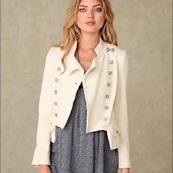 Free People VTG Free People Military Corset Lace Up Jacket | Indie Sleaz Size XS / US 0-2 / IT 36-38 - 5 Thumbnail