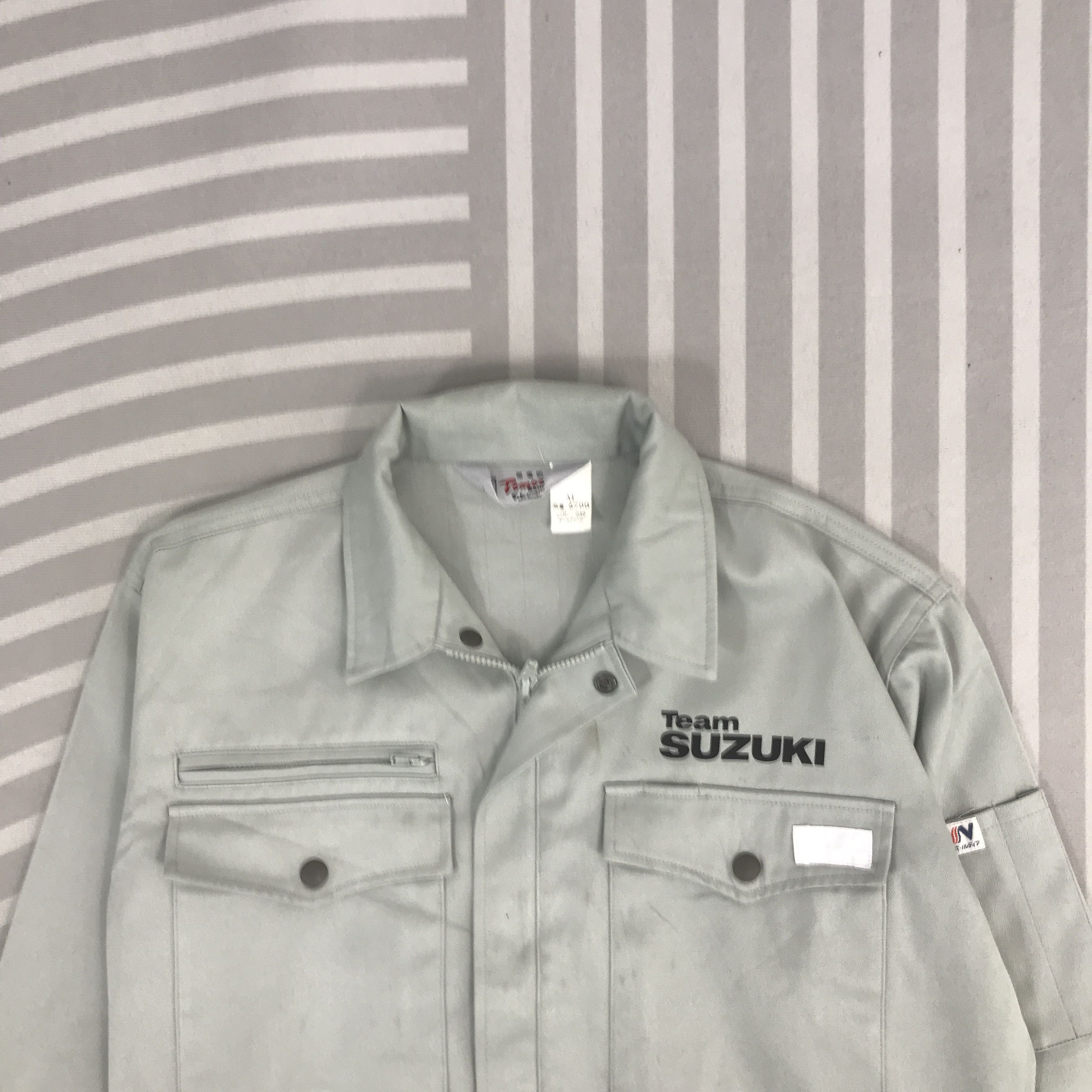 Japanese Brand × Vintage Vintage Team Suzuki Racing Uniform japan custom Jacket Size US M / EU 48-50 / 2 - 2 Thumbnail