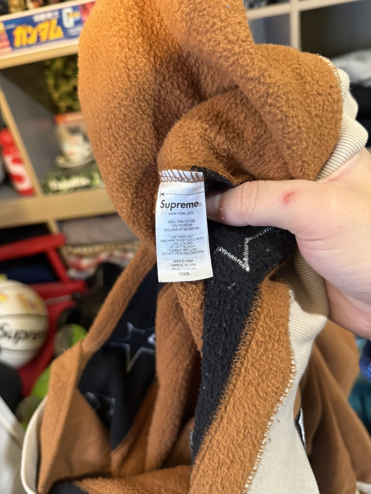 Supreme Supreme Brown Hockey Hoodie FW22 Size US L / EU 52-54 / 3 - 5 Thumbnail