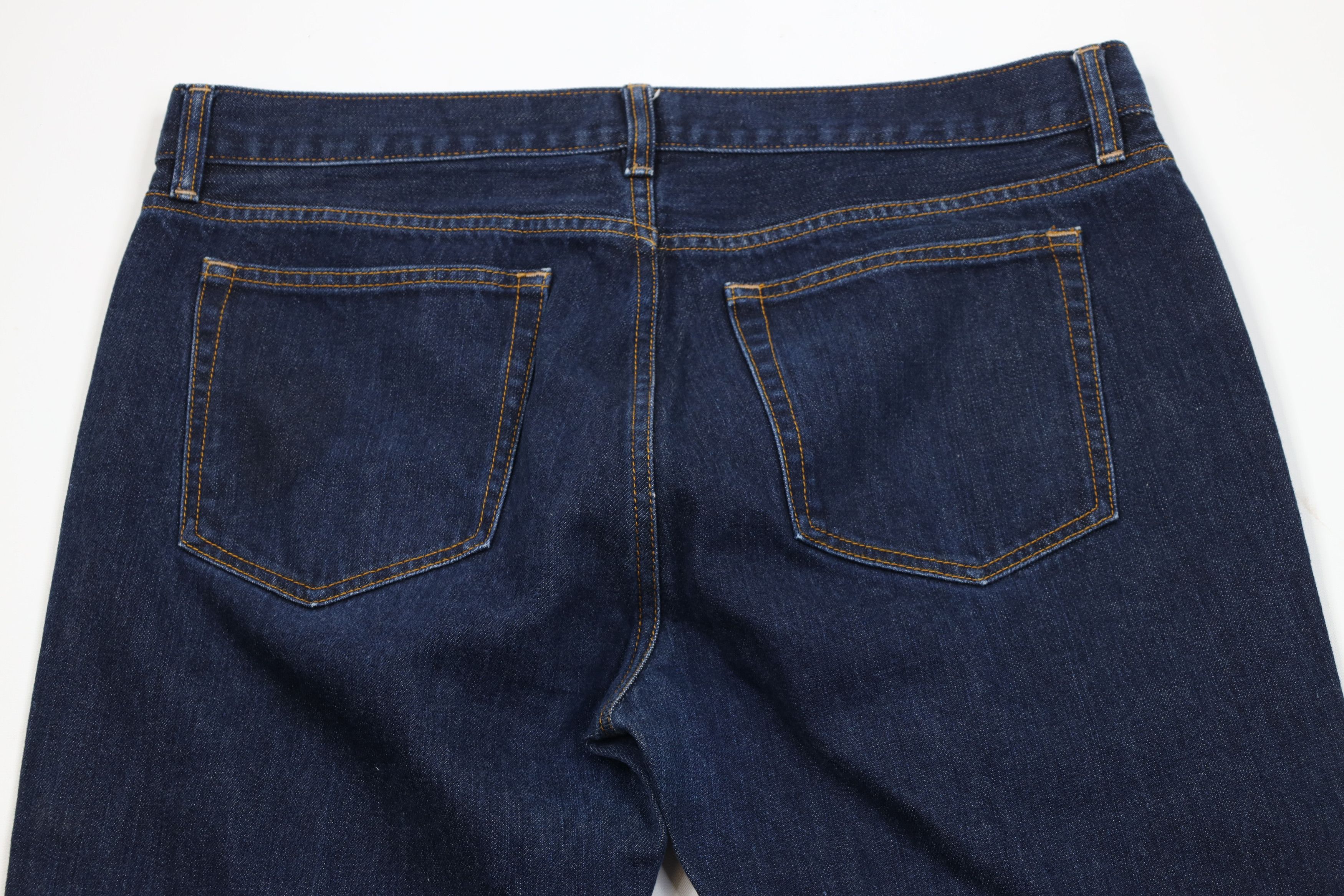 J.Crew J Crew Driggs Slim Fit Straight Leg Denim Jeans Indigo Blue Size US 35 - 8 Thumbnail