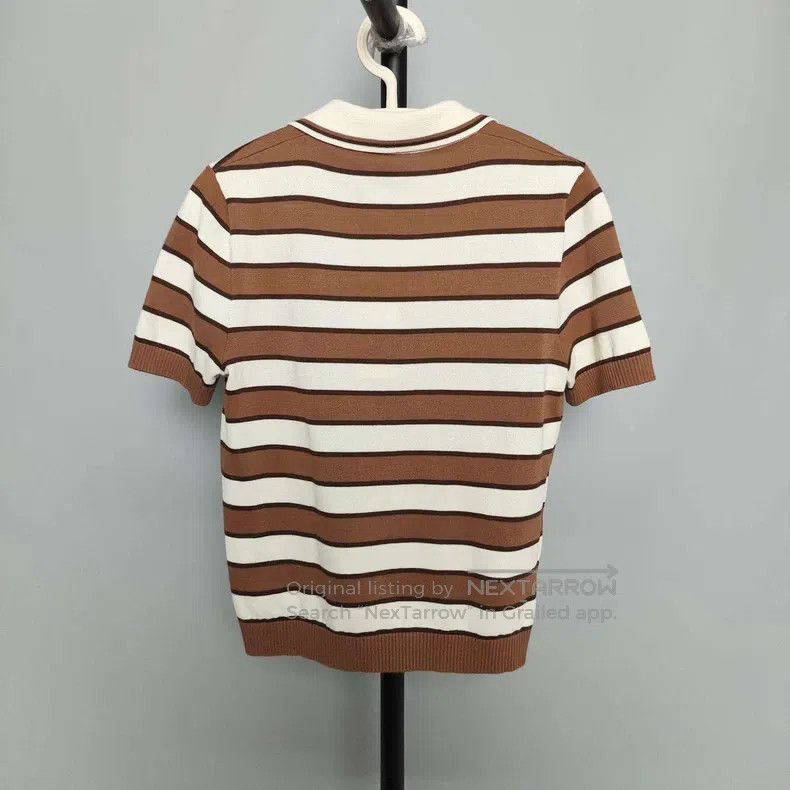 Prada Prada Cotton sweater with short sleeves Size US XXS / EU 40 - 2 Thumbnail