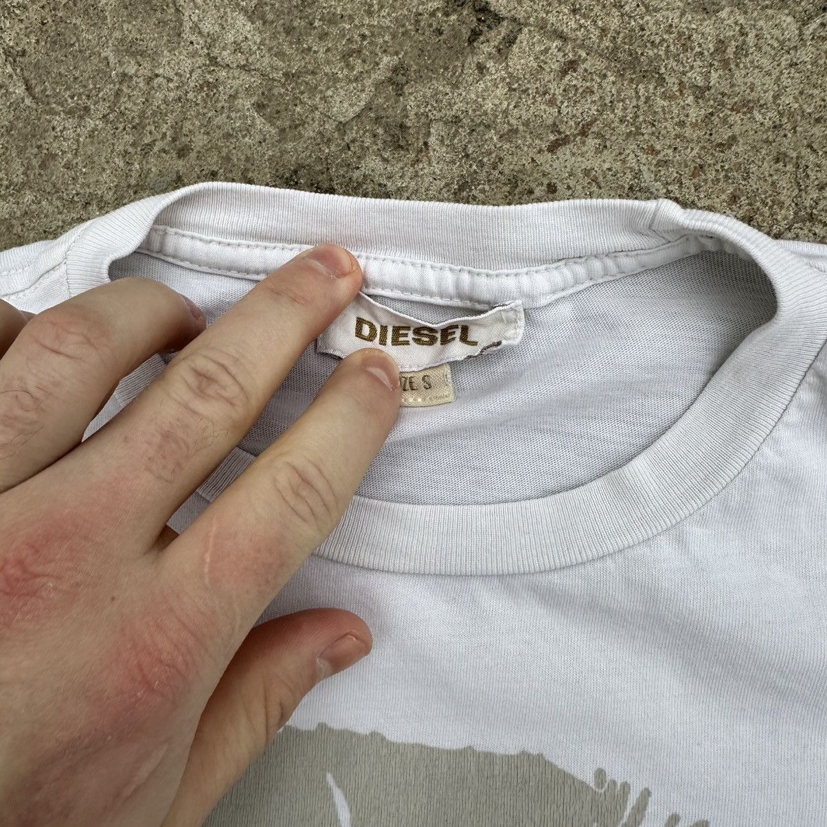 Diesel × Vintage Vintage Diesel T-shirts Big Logo Hype Distressed Size S / US 4 / IT 40 - 4 Thumbnail