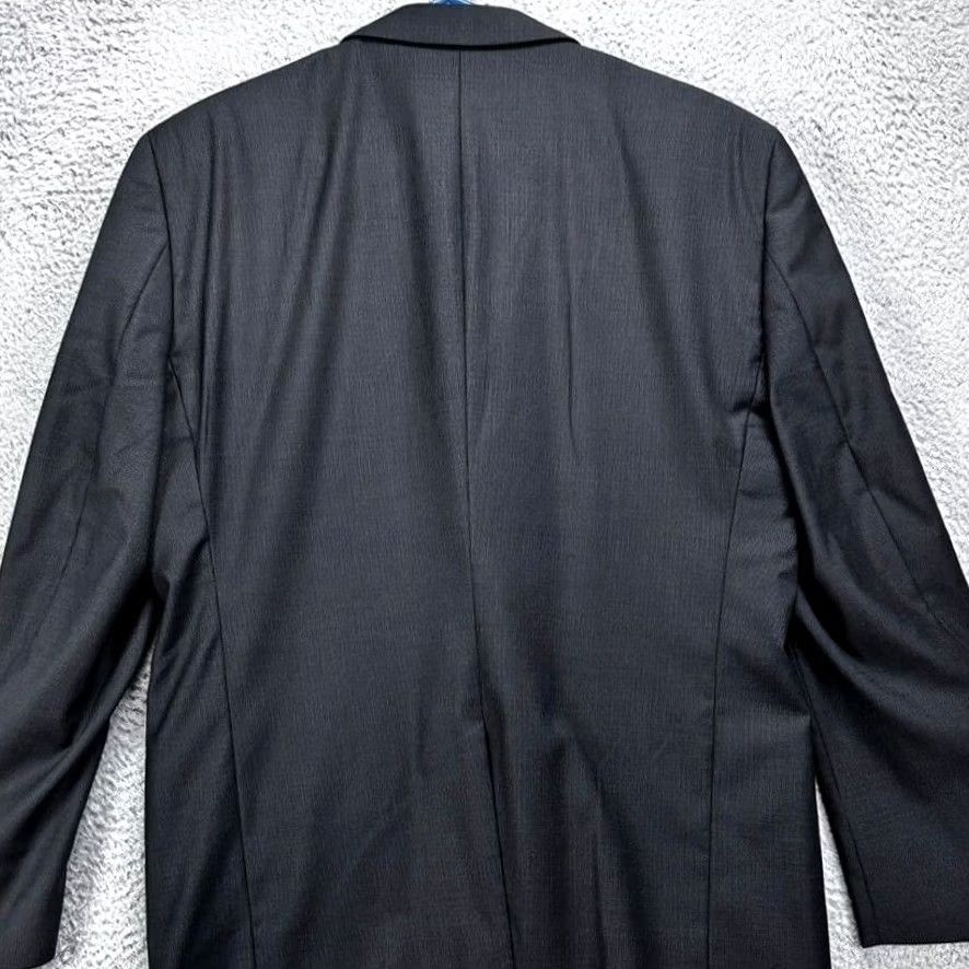 Joseph VINTAGE Joseph Feiss Wool Blazer Mens 44 Regular Dark Gray Suit Jacket Two Button Size 44R - 2 Thumbnail
