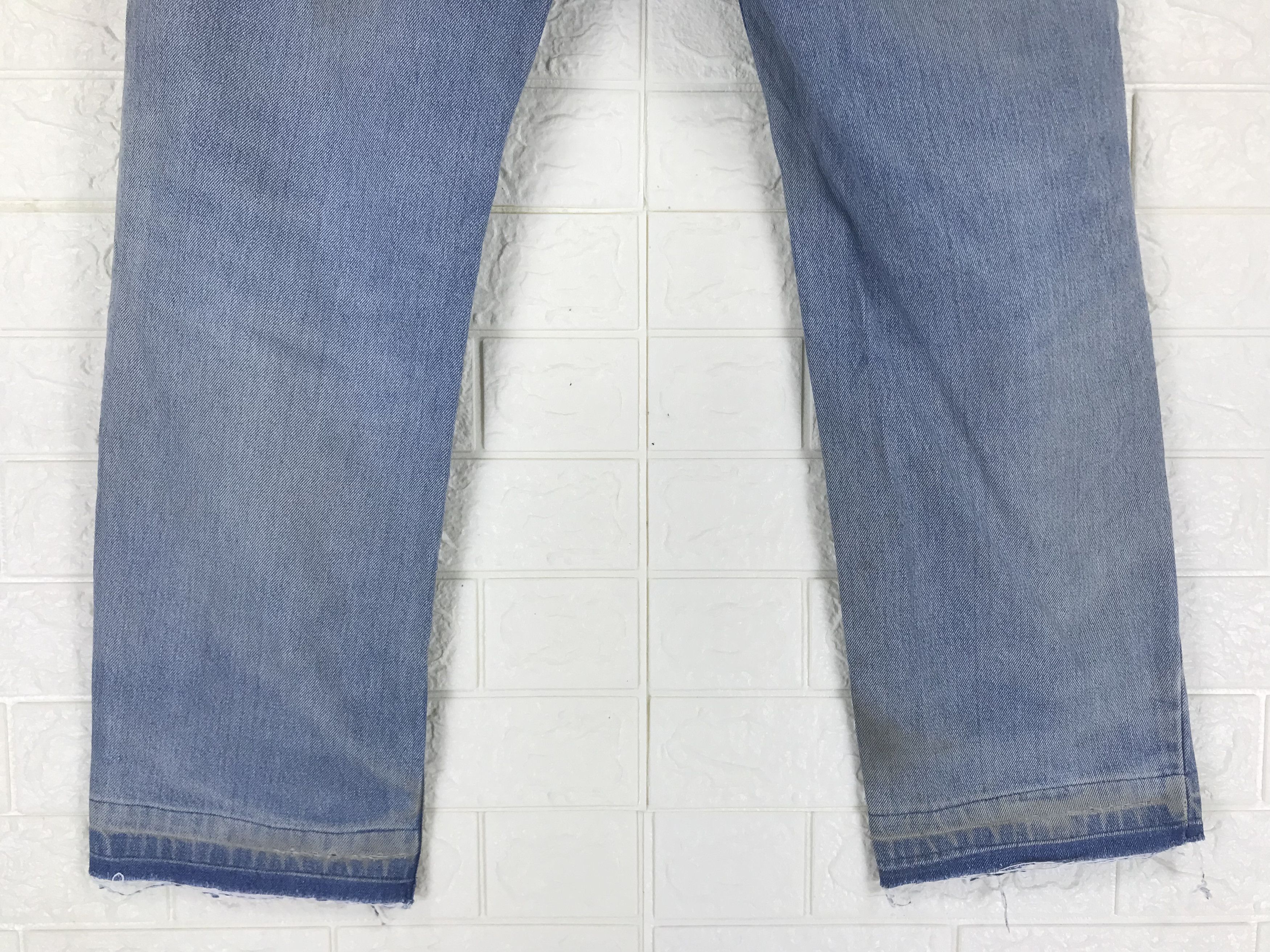 Vintage Vintage Bobson Light Wash Distressed Jeans Size US 34 / EU 50 - 8 Thumbnail