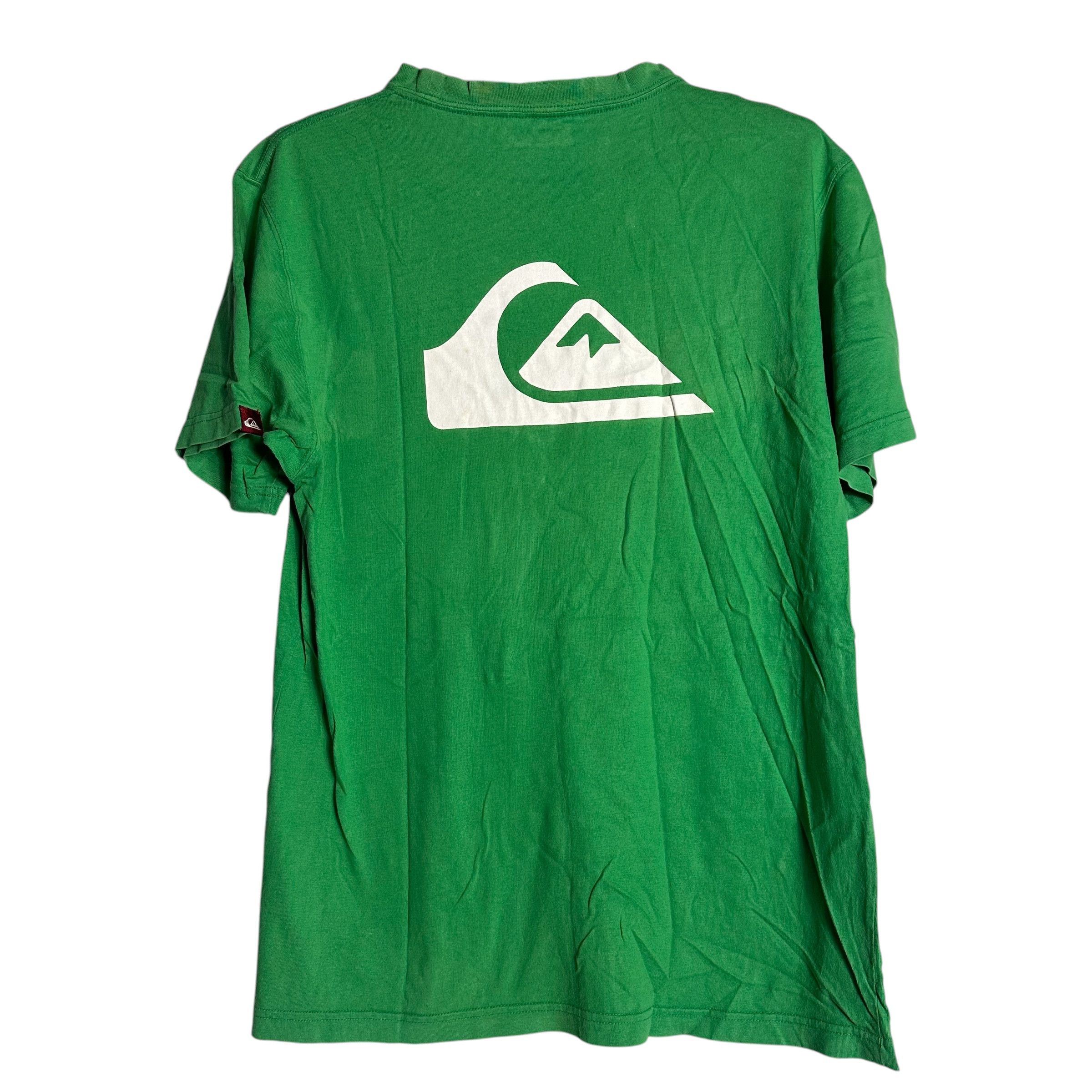 Quiksilver × Vintage 🔥RARE🔥Vintage Quiksilver Skateboard Spell Out T-shirt Size US L / EU 52-54 / 3 - 3 Thumbnail