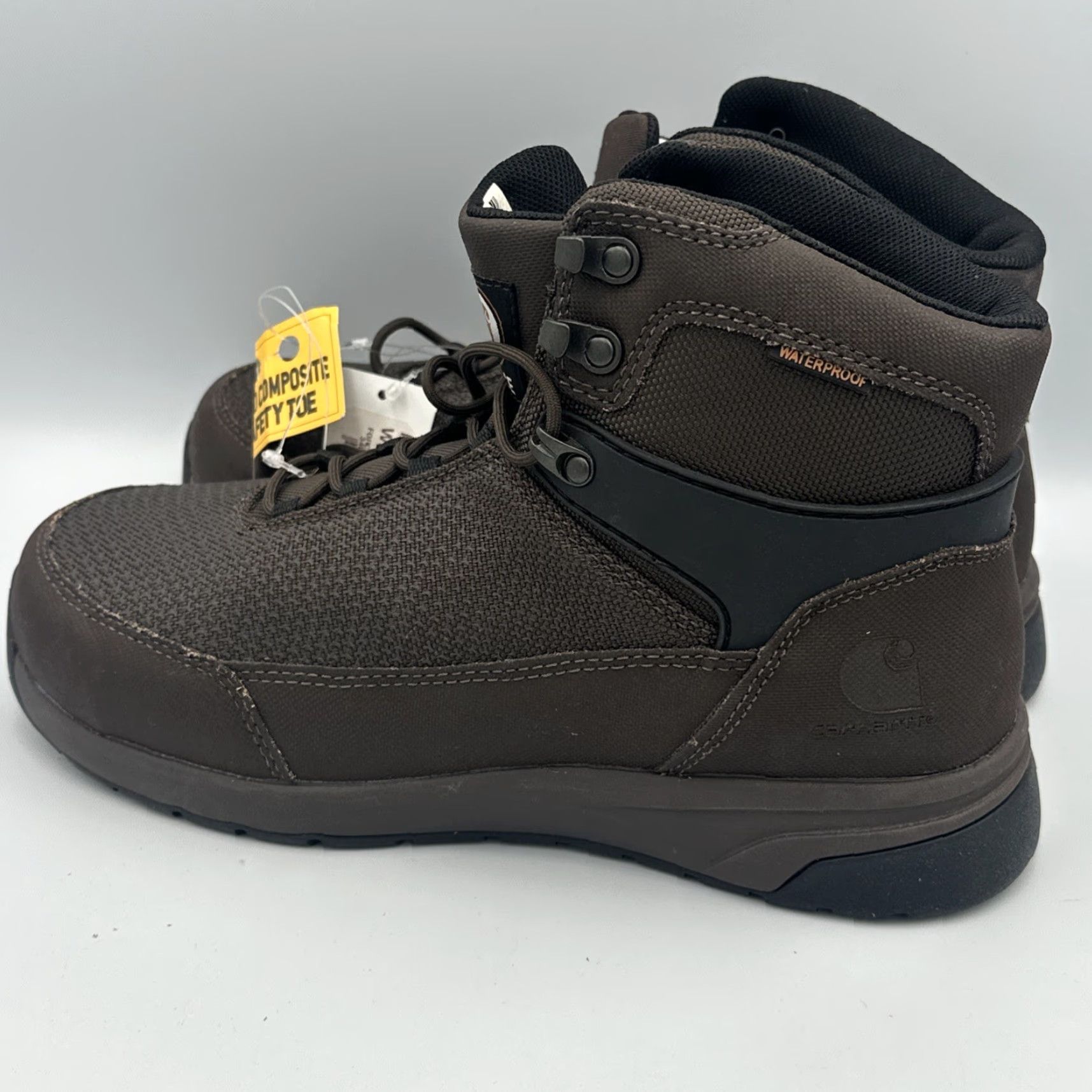 Carhartt VINTAGE Carhartt CMA6425 Force 6" Nano Boots Mens 8.5 W Brown Leather Work Boot Cowboy USA 90s Mens Basketball? Size US 8 / EU 41 - 3 Thumbnail