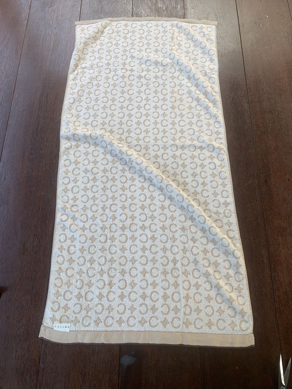 Celine × Designer Vintage Celine CC fleece bath towel Size ONE SIZE - 2 Thumbnail