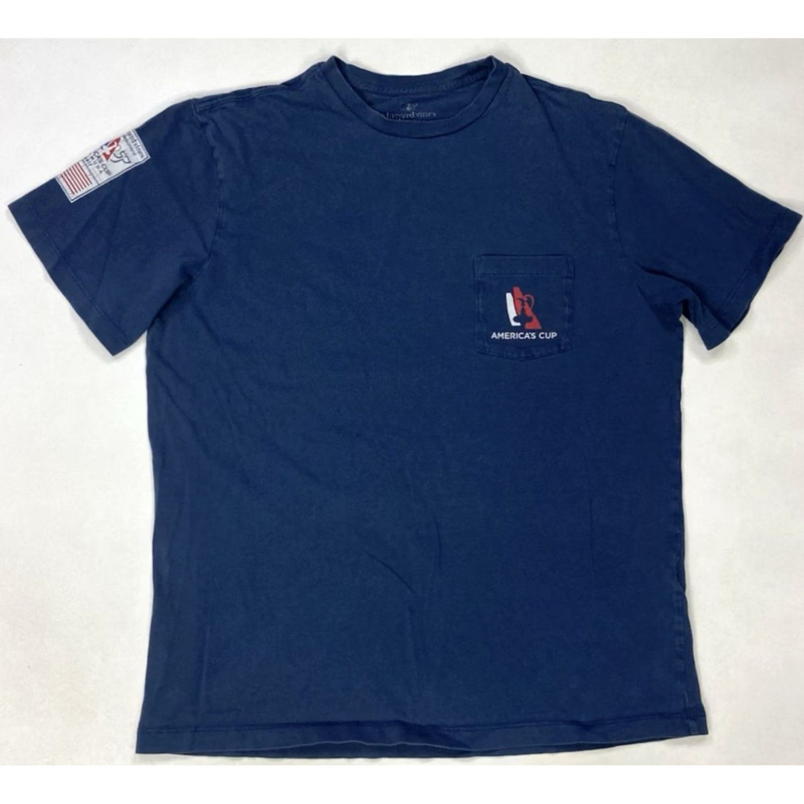 Vineyard Vines Vineyard Vines America's Cup Bermuda Pocket Graphic T-shirt Men Small Blue Size US S / EU 44-46 / 1 - 3 Thumbnail
